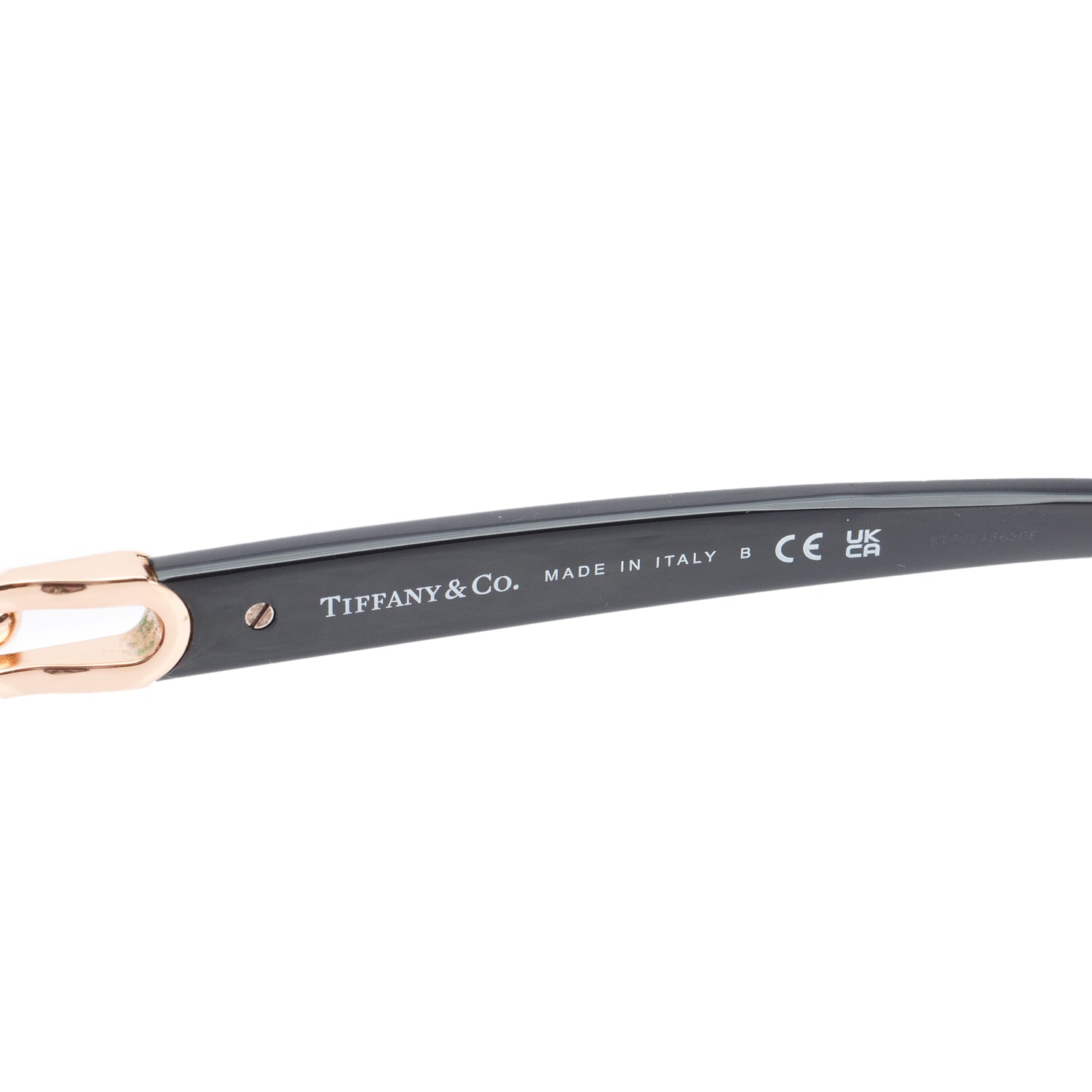 Tiffany & Co. TF4199-F Black Acetate Butterfly Sunglasses w/ Case