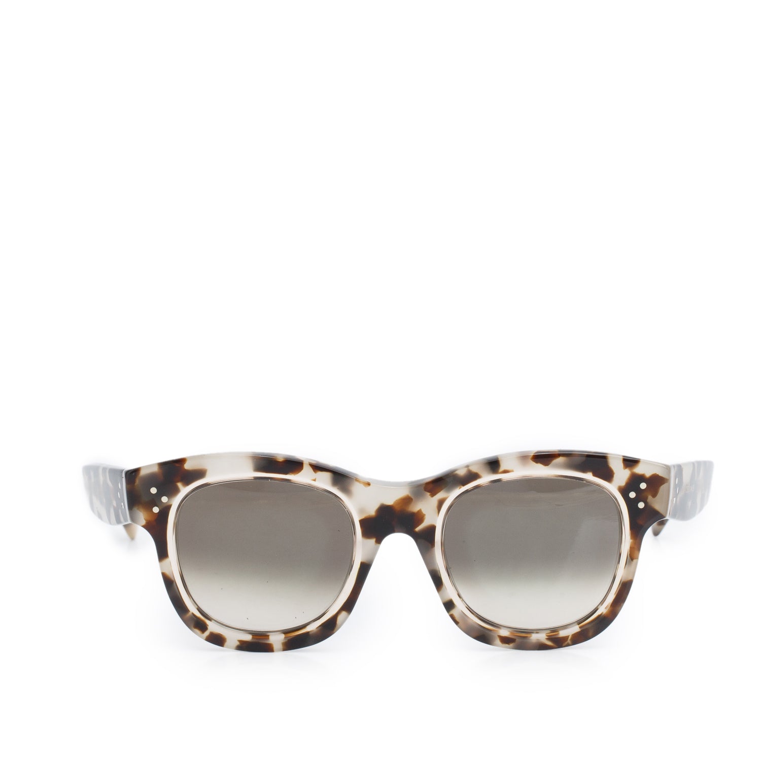 Celine CL 41397/S Tortoise Acetate Square Sunglasses w/ Case