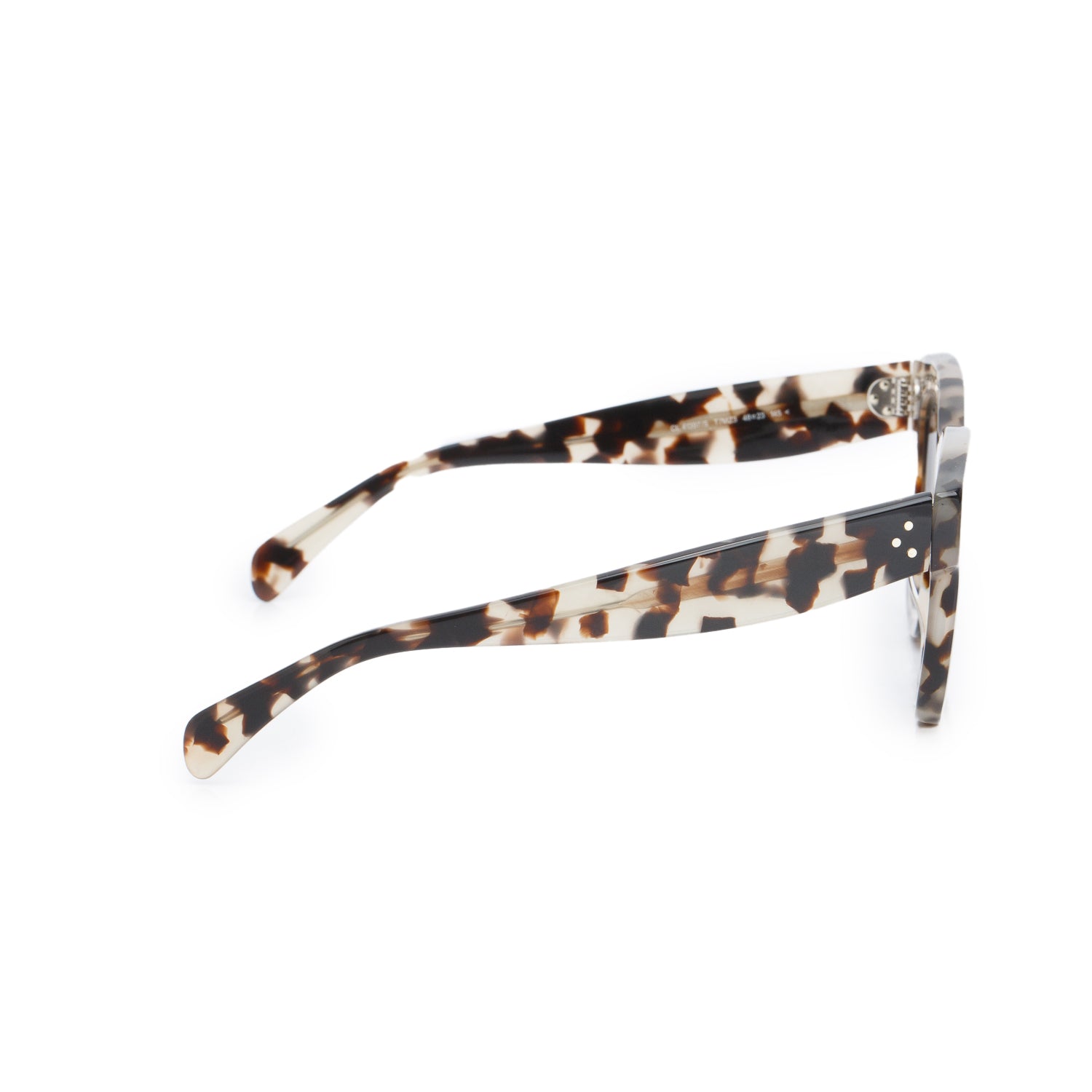 Celine CL 41397/S Tortoise Acetate Square Sunglasses w/ Case