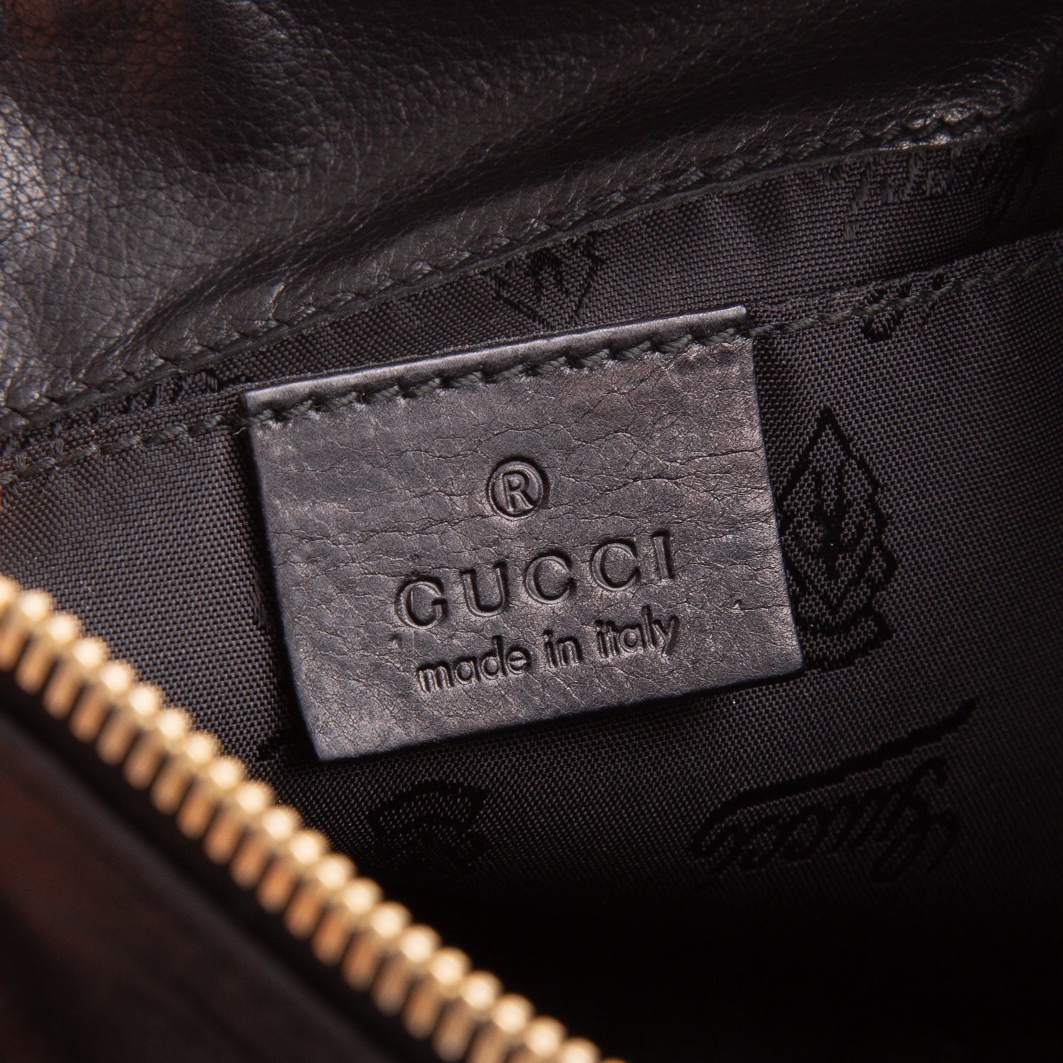 Gucci Brown Calfskin Hysteria Clutch