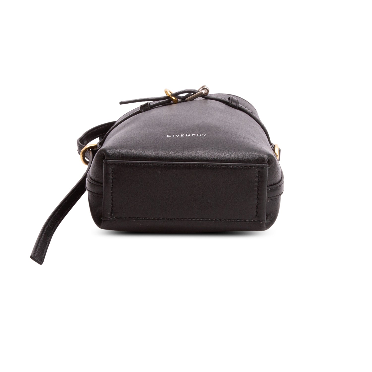 Givenchy Black Calfskin Crossbody Voyou Phone Pouch