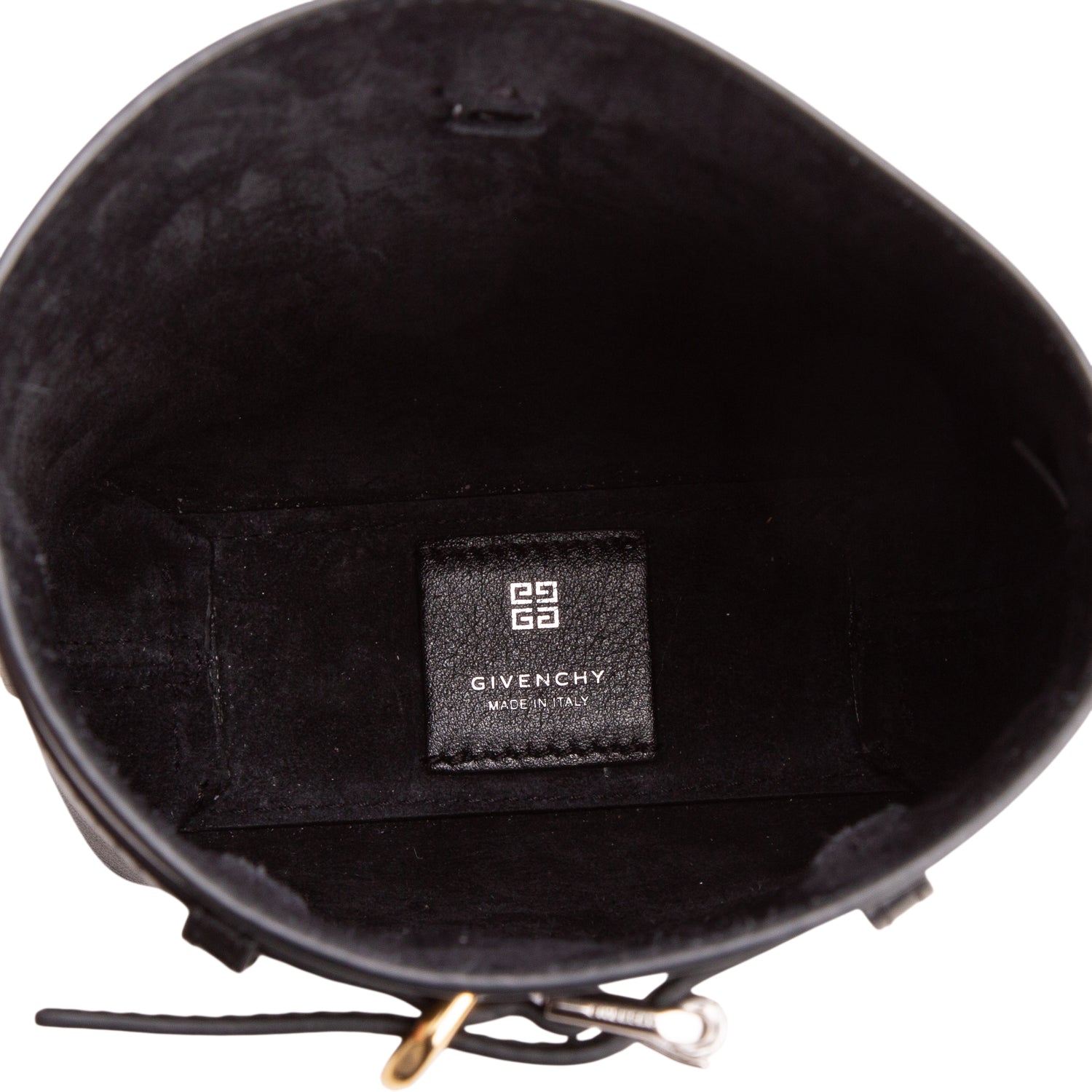 Givenchy Black Calfskin Crossbody Voyou Phone Pouch