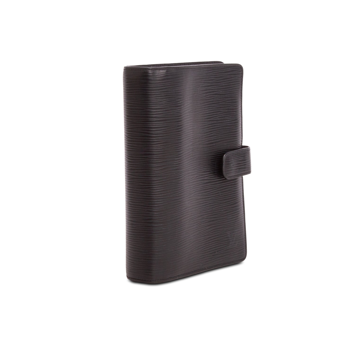 Louis Vuitton Vintage Black Epi Medium Ring Agenda Cover