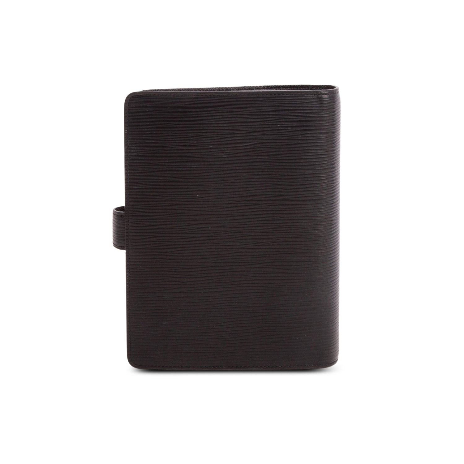 Louis Vuitton Vintage Black Epi Medium Ring Agenda Cover