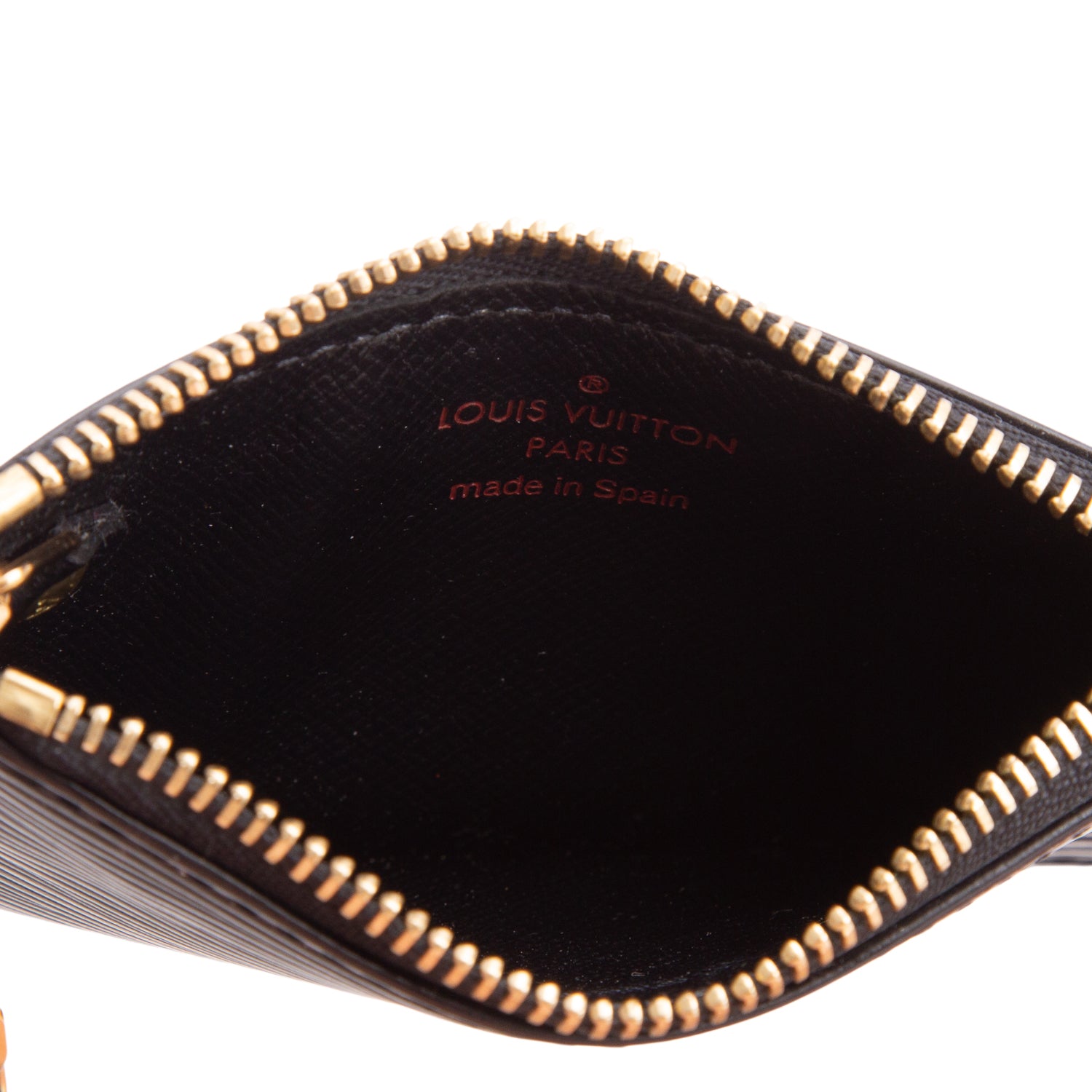 Louis Vuitton Black Epi Key Pouch