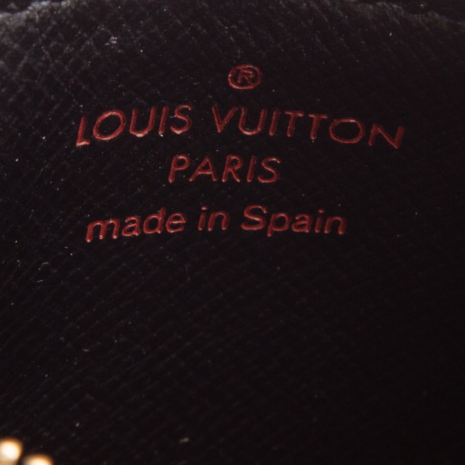 Louis Vuitton Black Epi Key Pouch