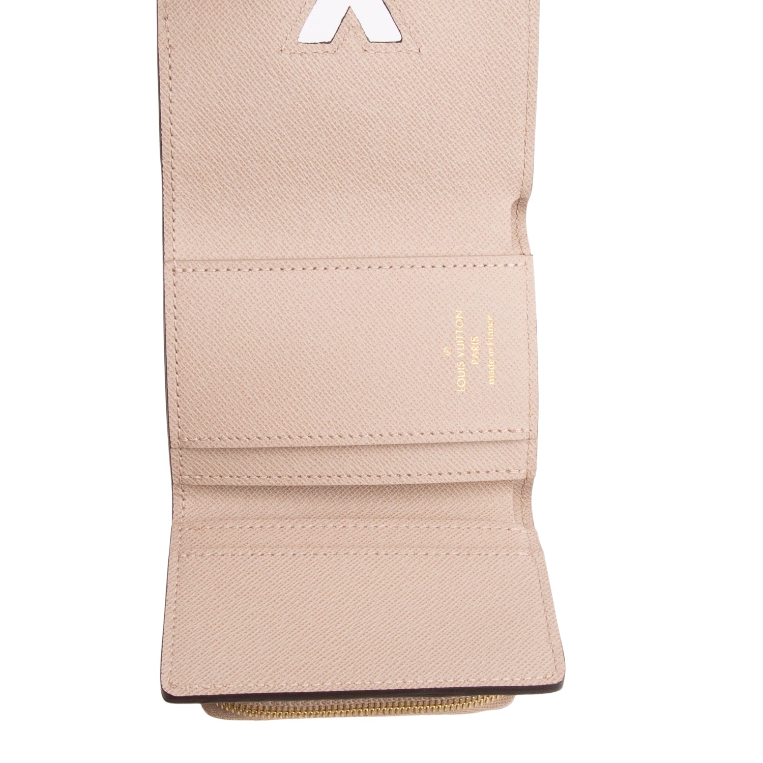 Louis Vuitton Taupe Epi Leather Twist Compact Wallet