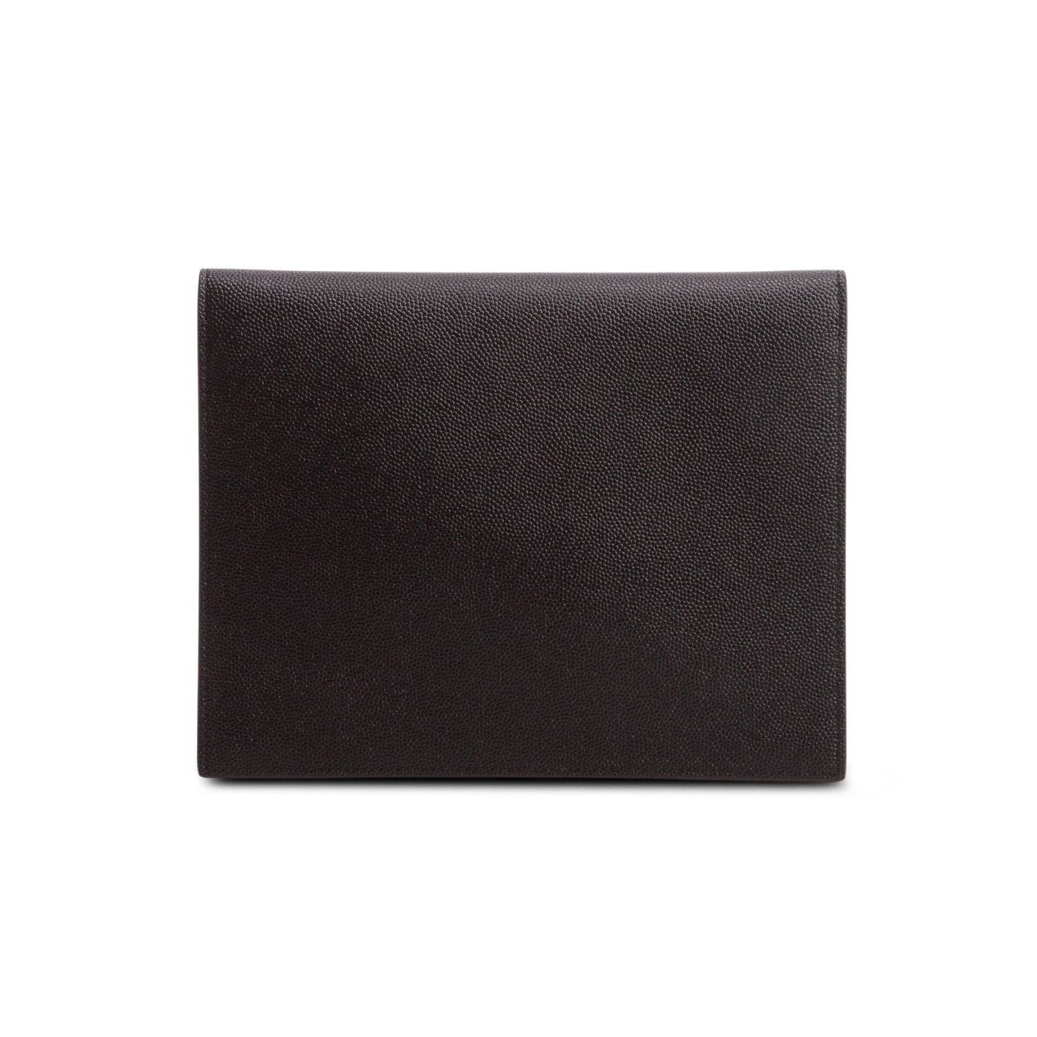Saint Laurent 2021 Black Grain de Poudre Envelope Pouch w/ Box