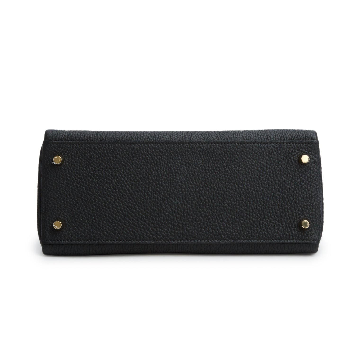 Hermes 2022 Noir Veau Togo Kelly II Retourne 28 w/ Box, Receipt & Strap