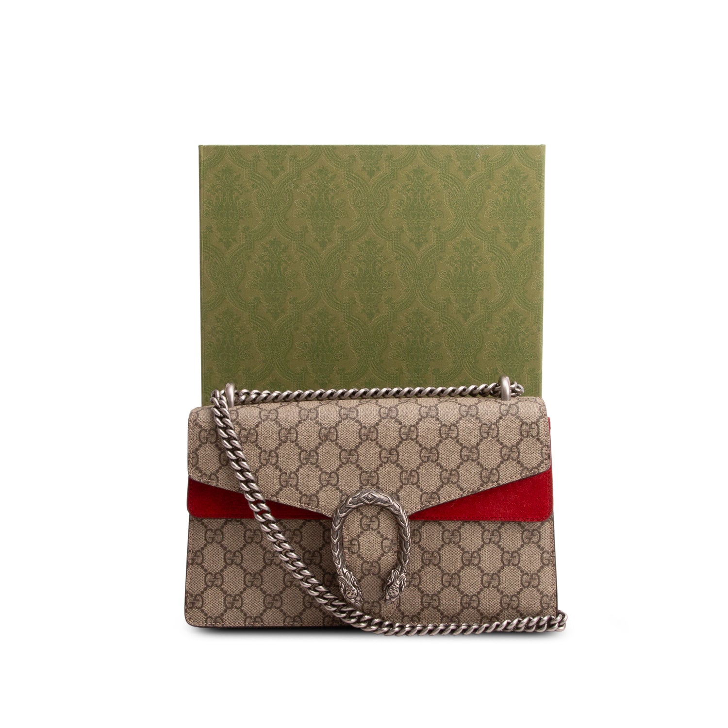 Gucci GG Supreme Small Dionysus Shoulder Bag w/ Box