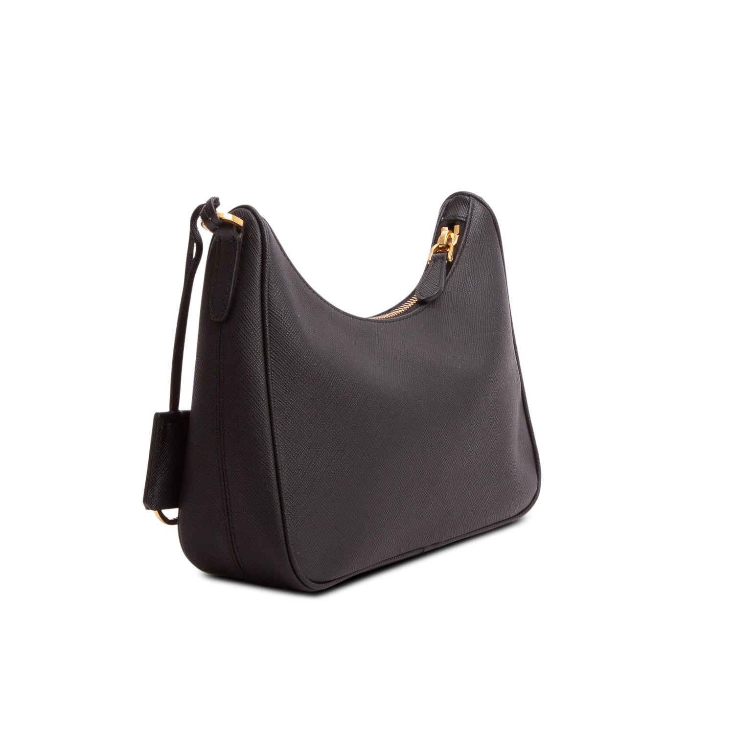 Prada 2021 Black Saffiano Lux Re-Edition 2005 Shoulder Bag w/ Box, Straps & Receipt