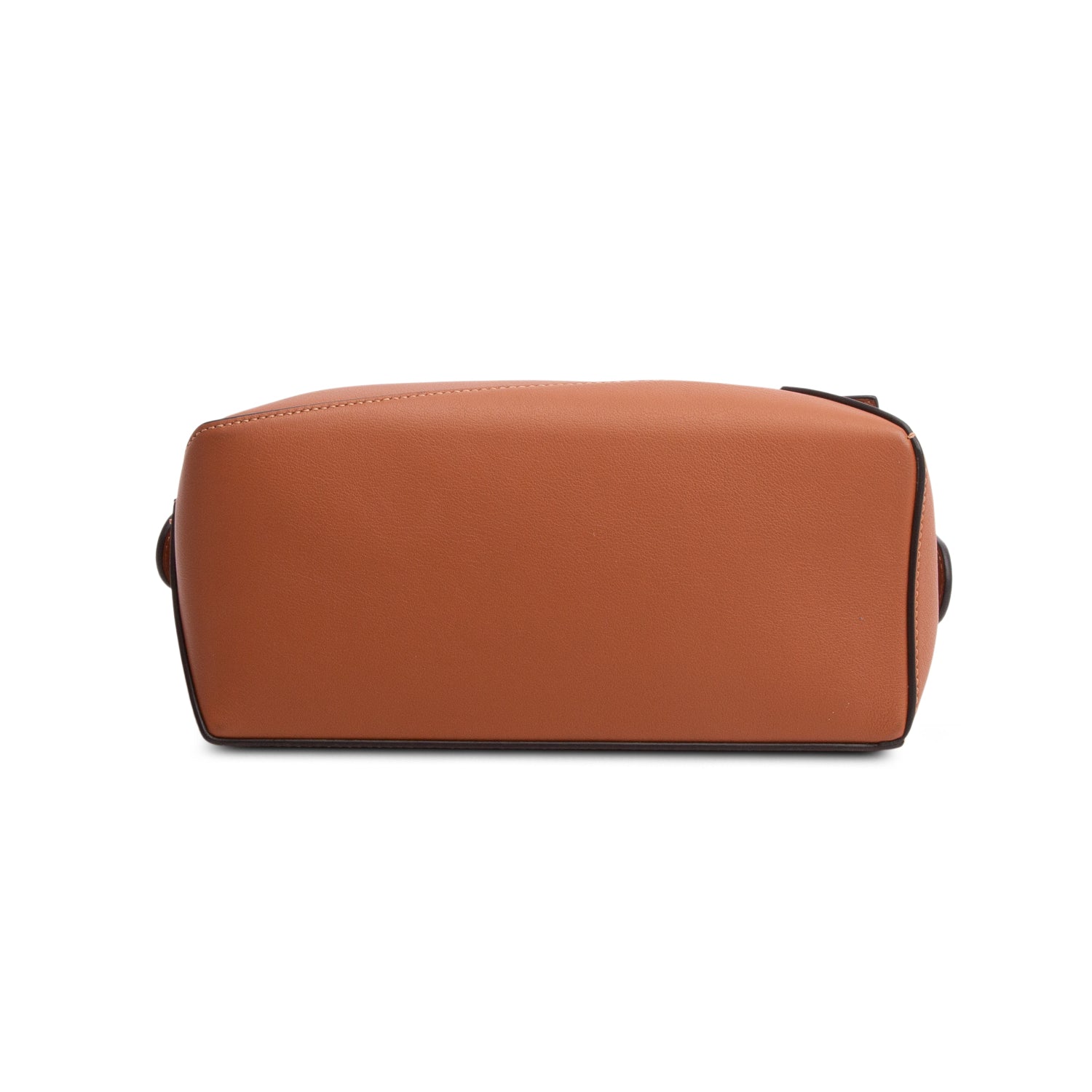 Loewe Brown Calfskin Leather Small Puzzle Edge Bag w/ Strap