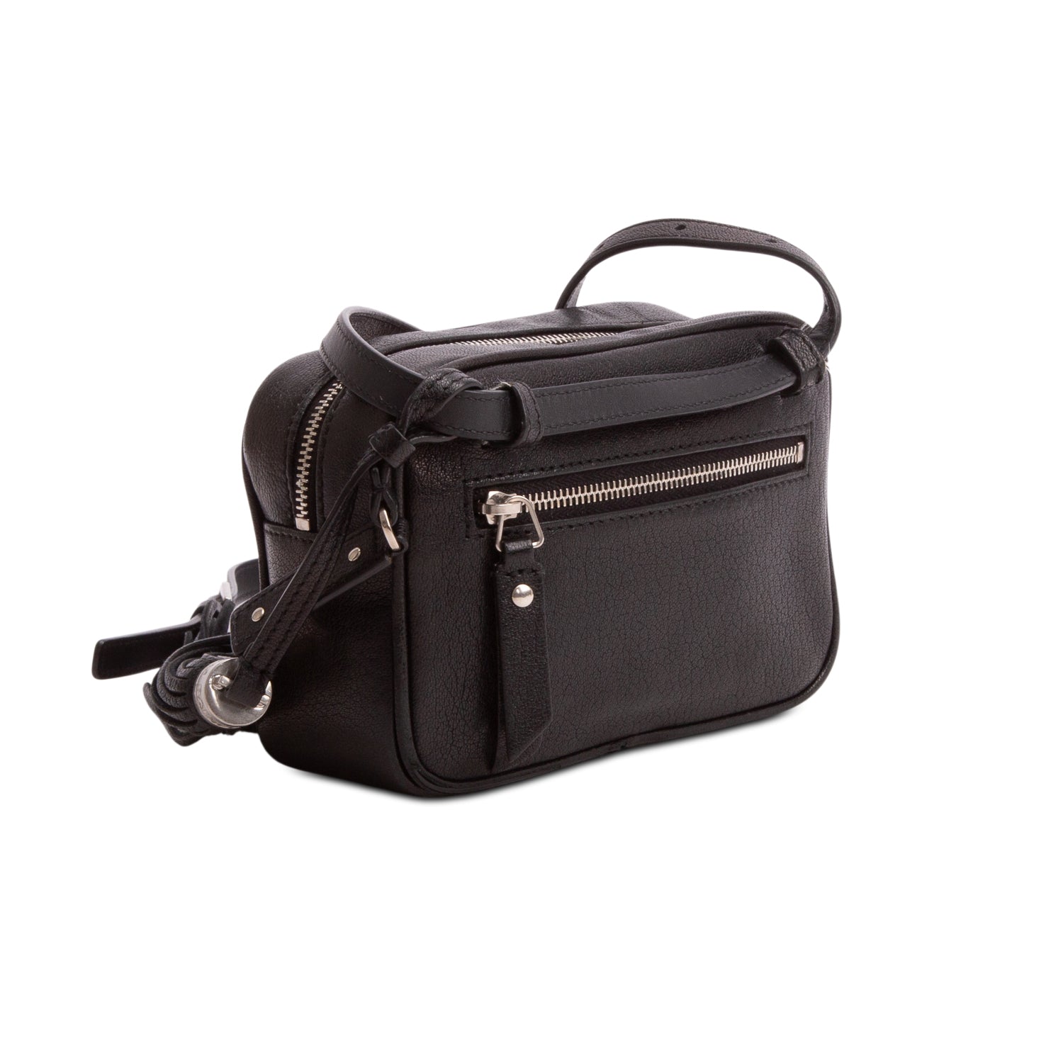 Saint Laurent Black Calskin Leather Lou Belt Bag w/ Box