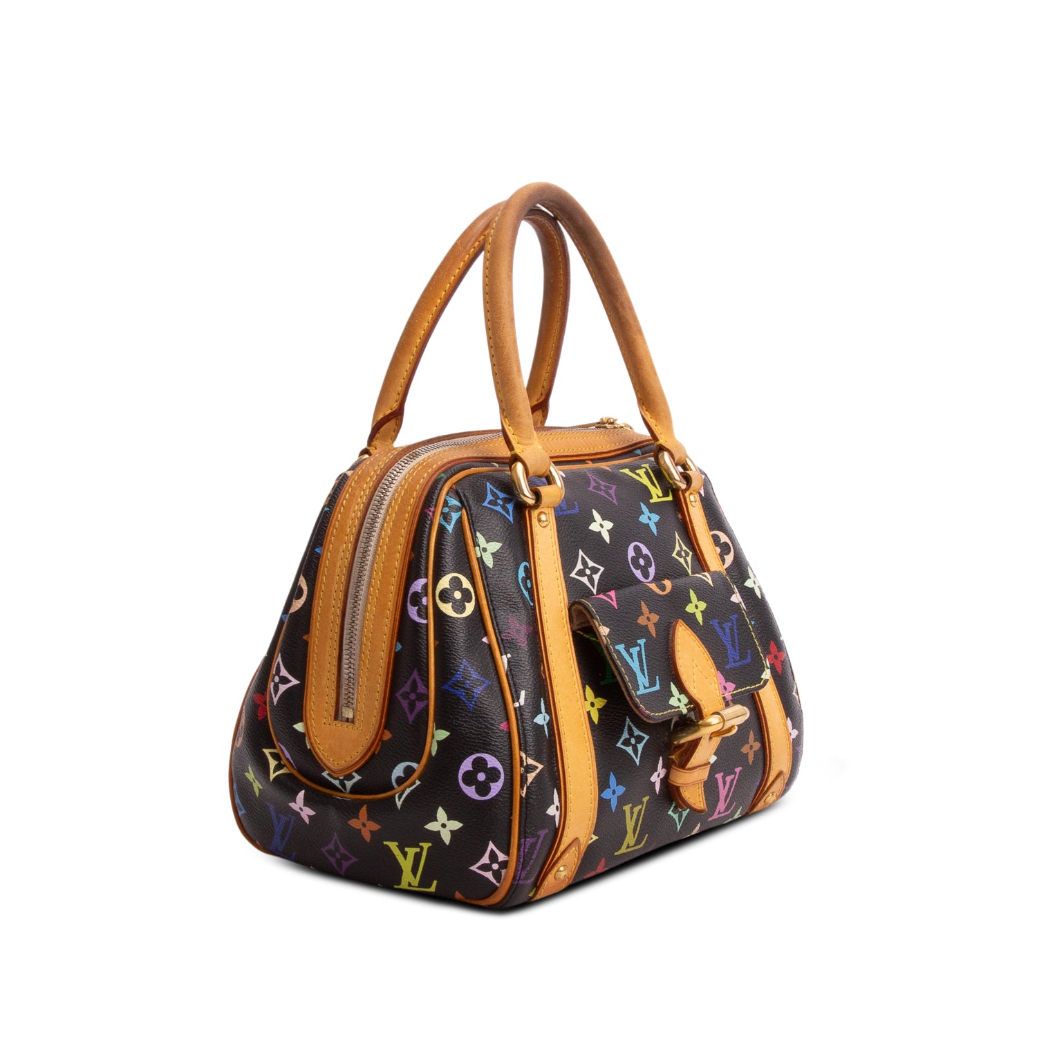 Louis Vuitton Black Monogram Multicolore Priscilla Bag