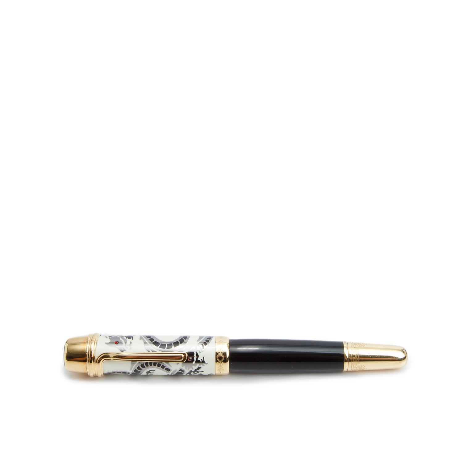 Montblanc 18k Yellow Gold Limited Edition Patron of Art Luciano Pavarotti 888 Fountain Pen w/ Box & Receipt