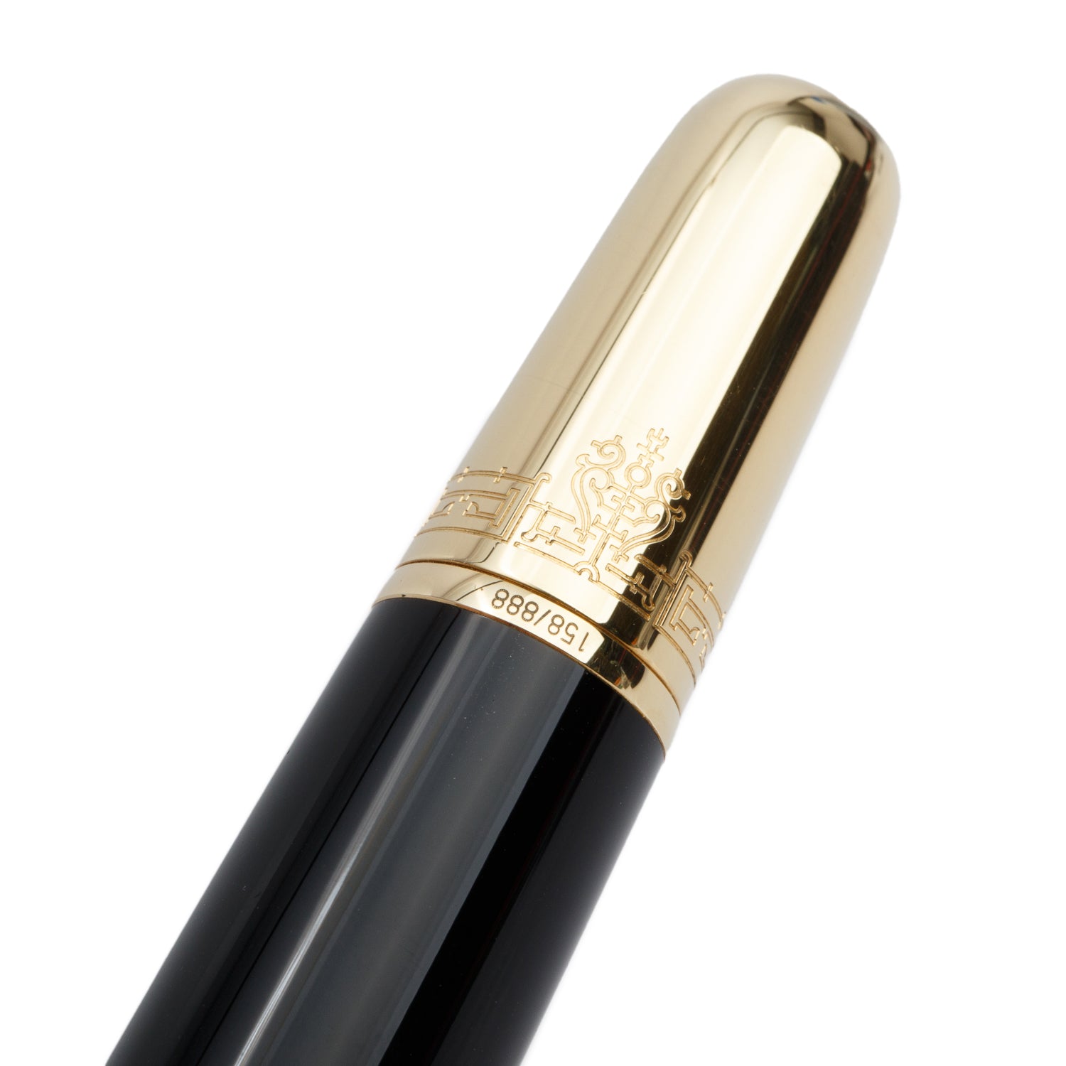 Montblanc 18k Yellow Gold Limited Edition Patron of Art Luciano Pavarotti 888 Fountain Pen w/ Box & Receipt