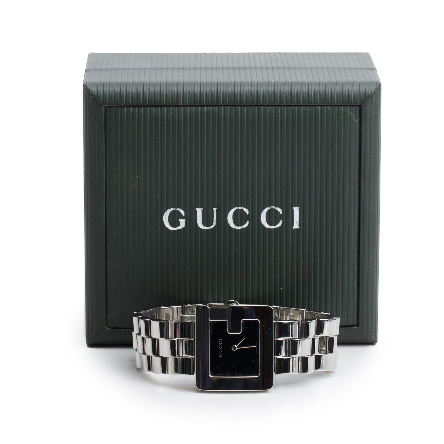 Gucci Stainless Steel 3600M G-Series Watch Black Dial w/ Box