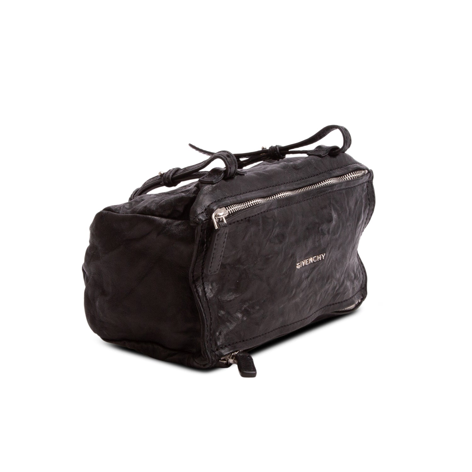 Givenchy Black Tumbled Sheepskin Mini Pandora