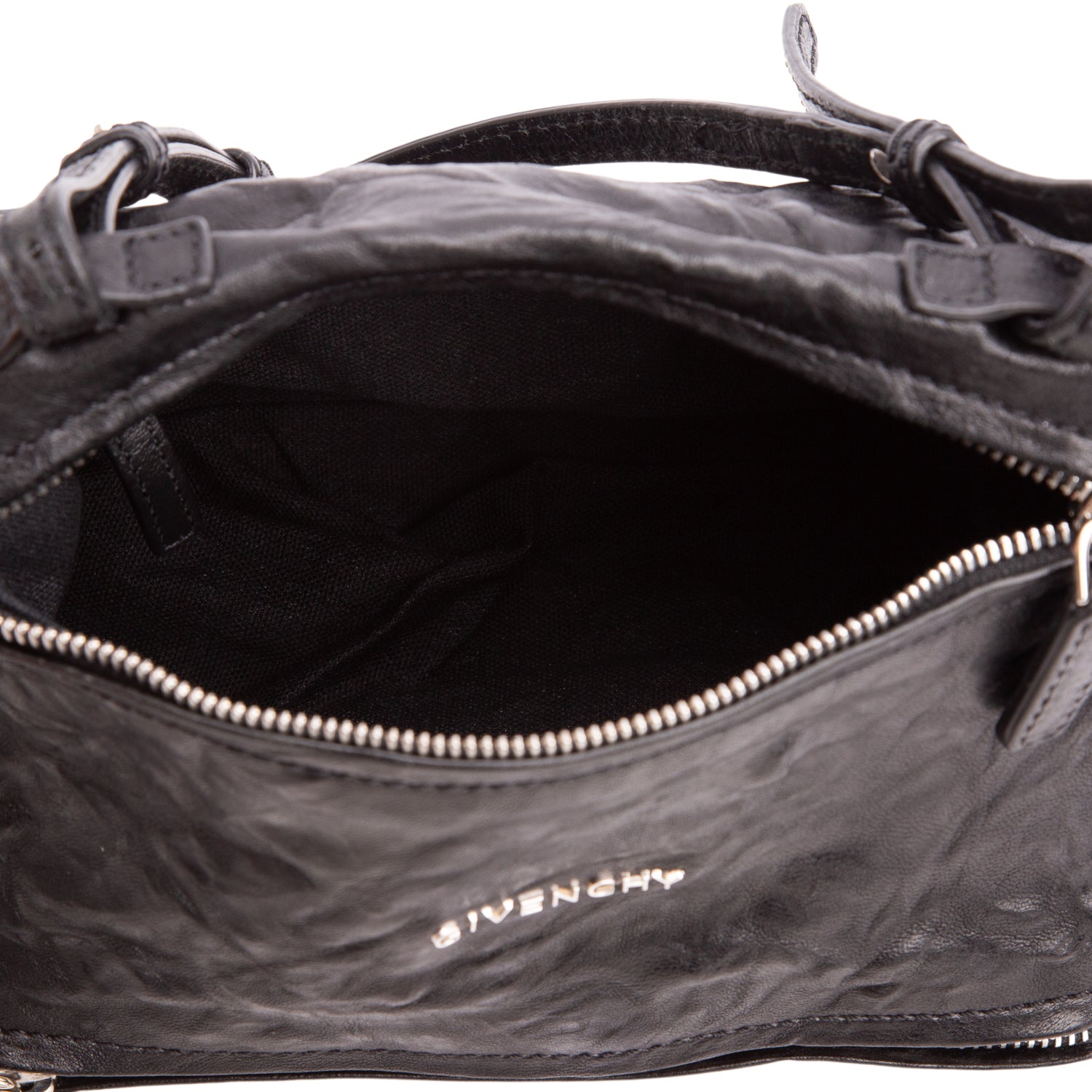Givenchy Black Tumbled Sheepskin Mini Pandora