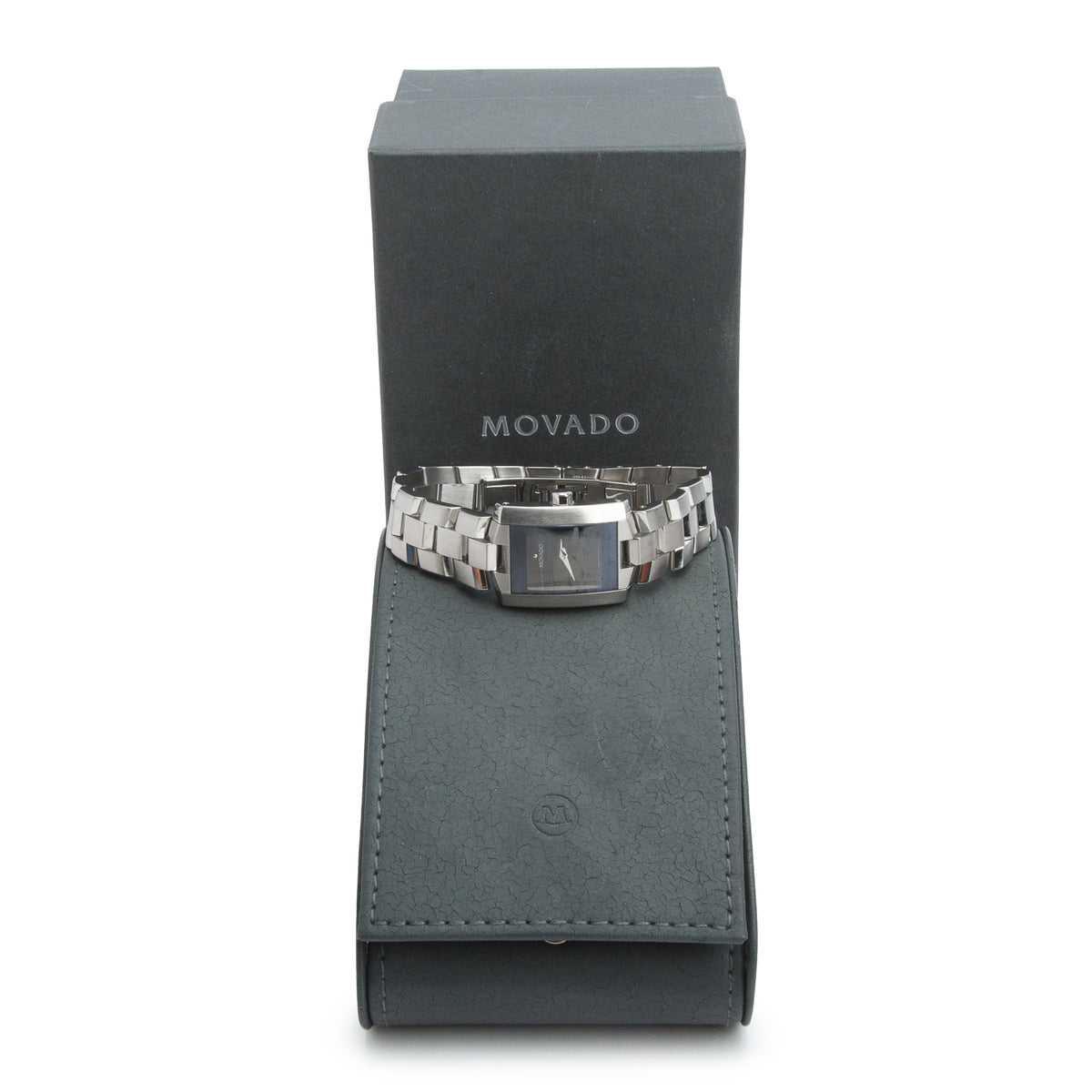Movado Stainless Steel Eliro Quartz Watch w/ Box