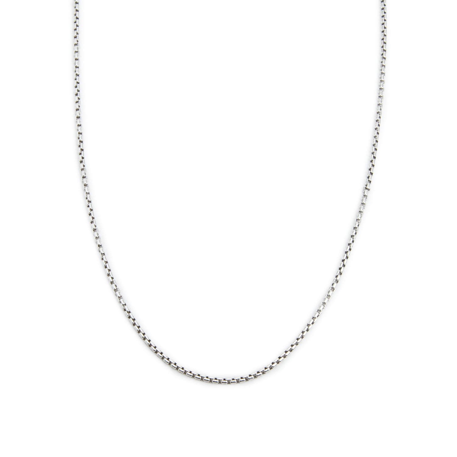 David Yurman Sterling Silver 2.7 MM Box Chain Necklace, 24"