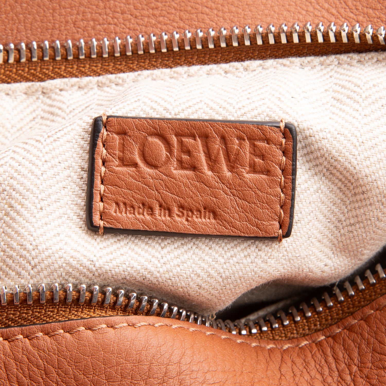 Loewe Brown Calfskin Small Puzzle Edge Bumbag