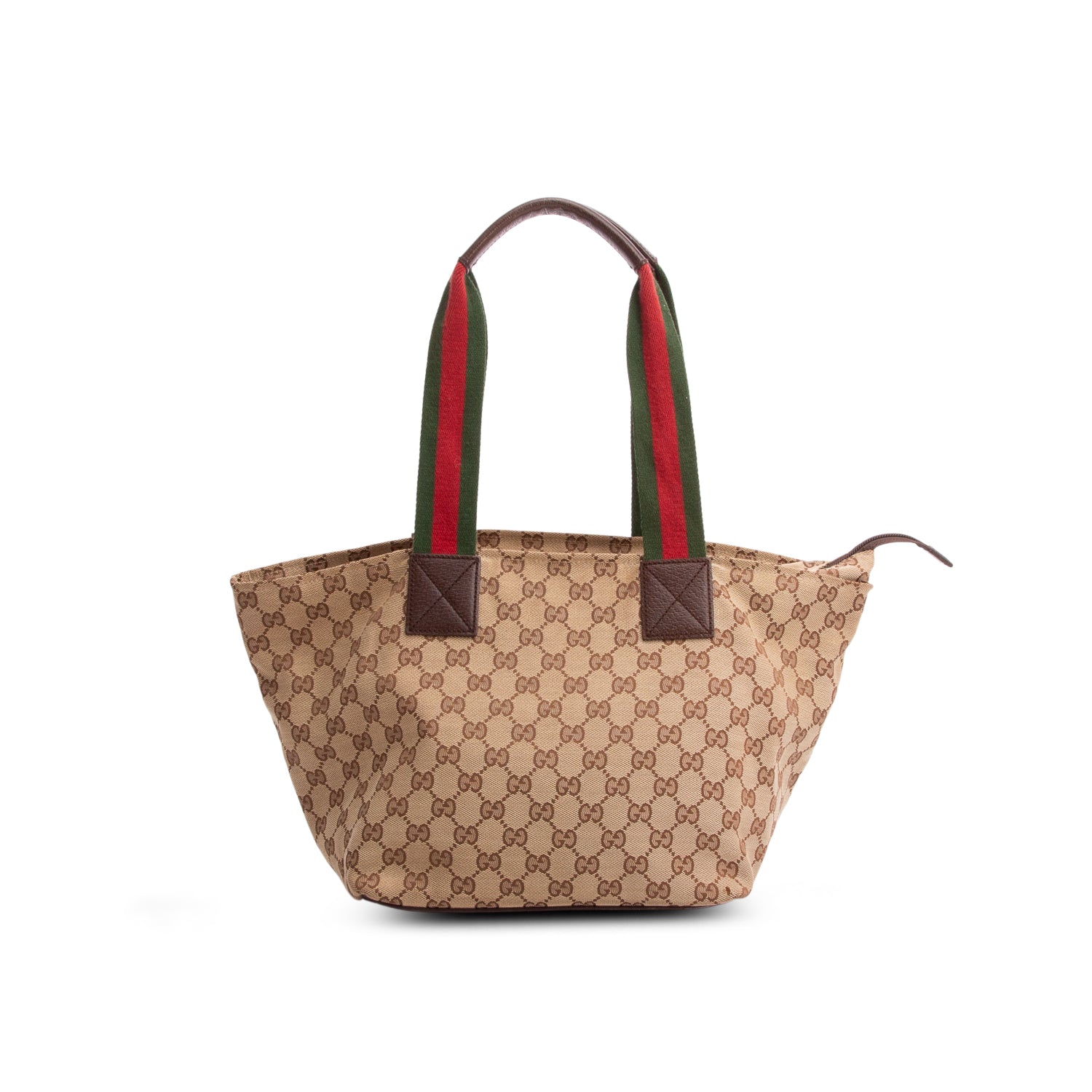 Gucci GG Monogram Medium Web Handle Bucket Tote