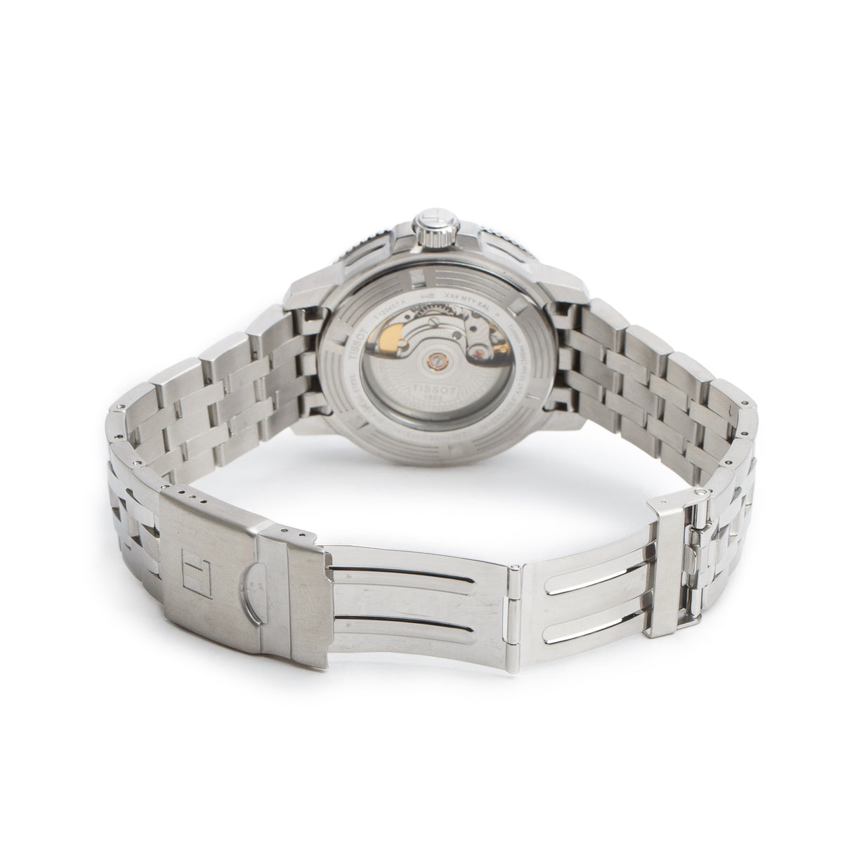 Tissot Stainless Steel Seastar 1000 Powermatic 80 43 MM Automatic Watch Blue Dial w/ Box & Papers