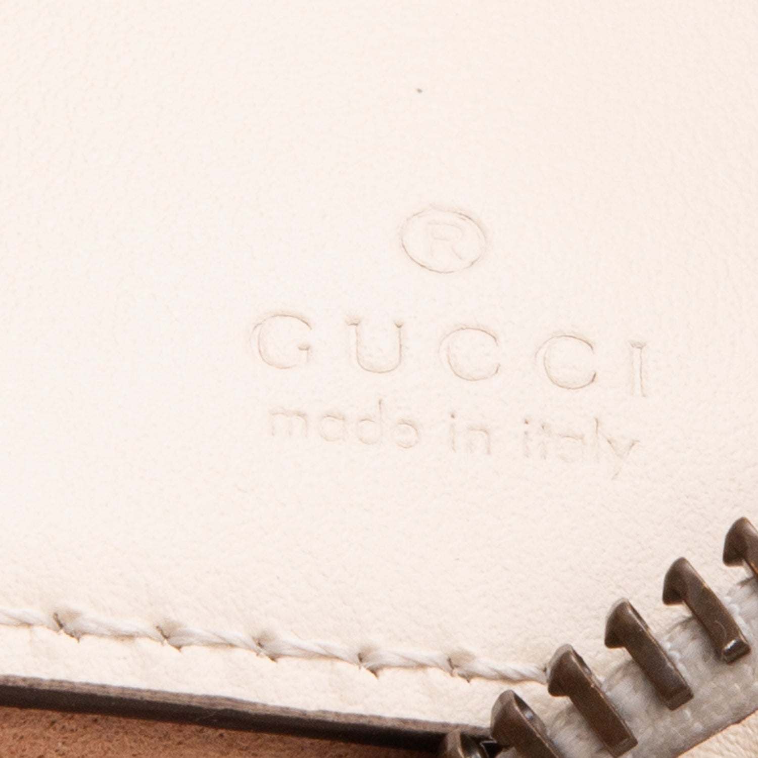 Gucci Cream Calfskin Matelasse Chevron Mini GG Marmont Half Moon Hobo w/ Box & Strap