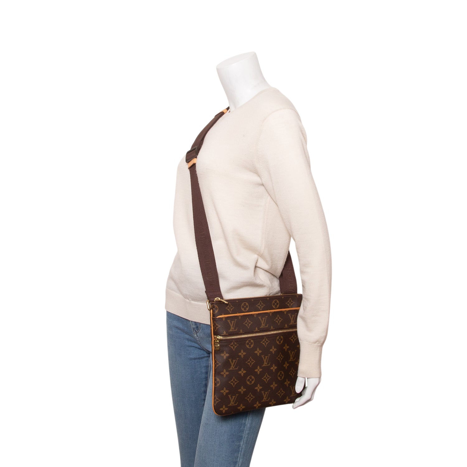 Louis Vuitton Monogram Pochette Valmy w/ Box