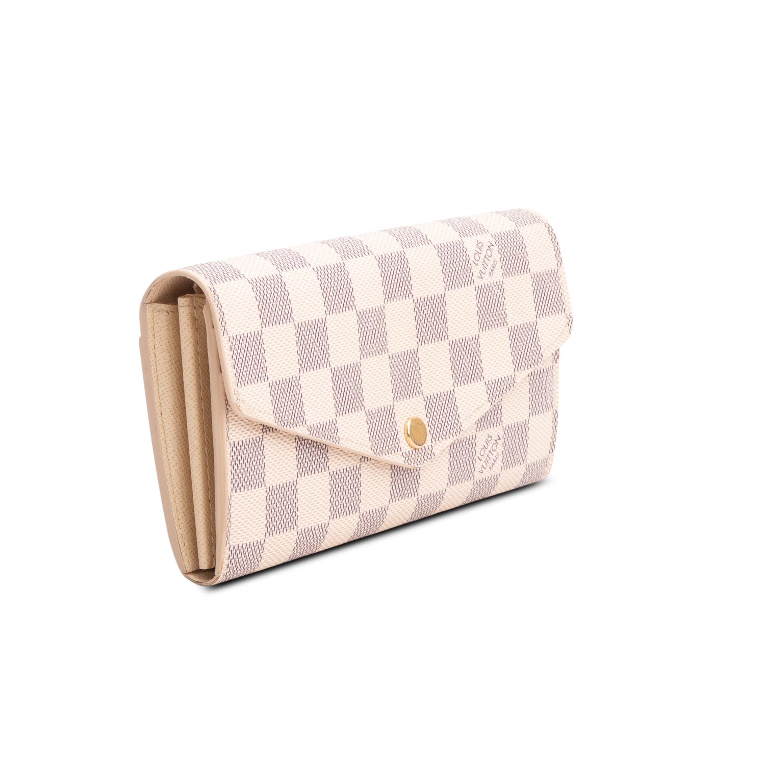 Louis Vuitton Damier Azur Sarah Wallet w/ Box