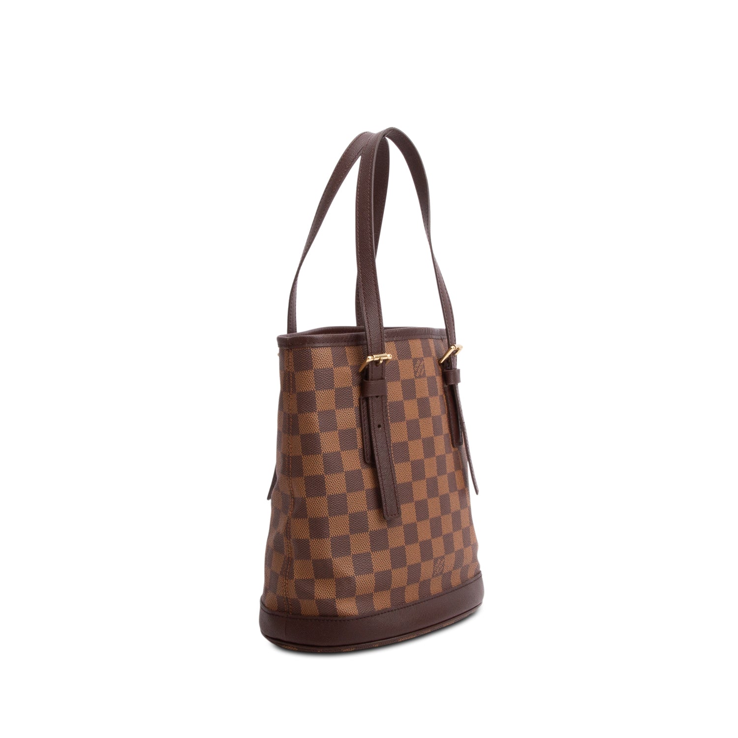 Louis Vuitton Damier Ebene Marais Bucket Bag 23 w/ Pouch