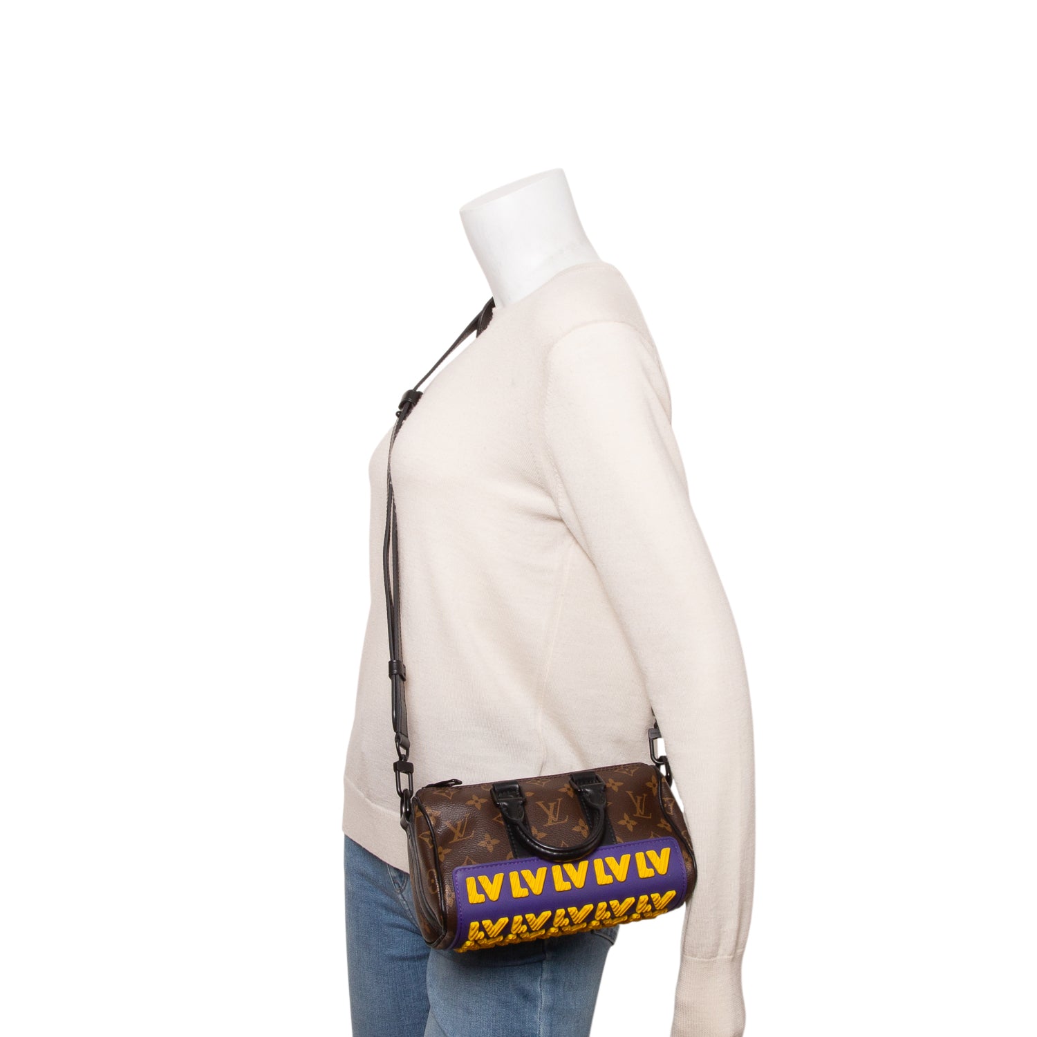 Louis Vuitton Monogram LV Rubber Keepall XS w/ Strap