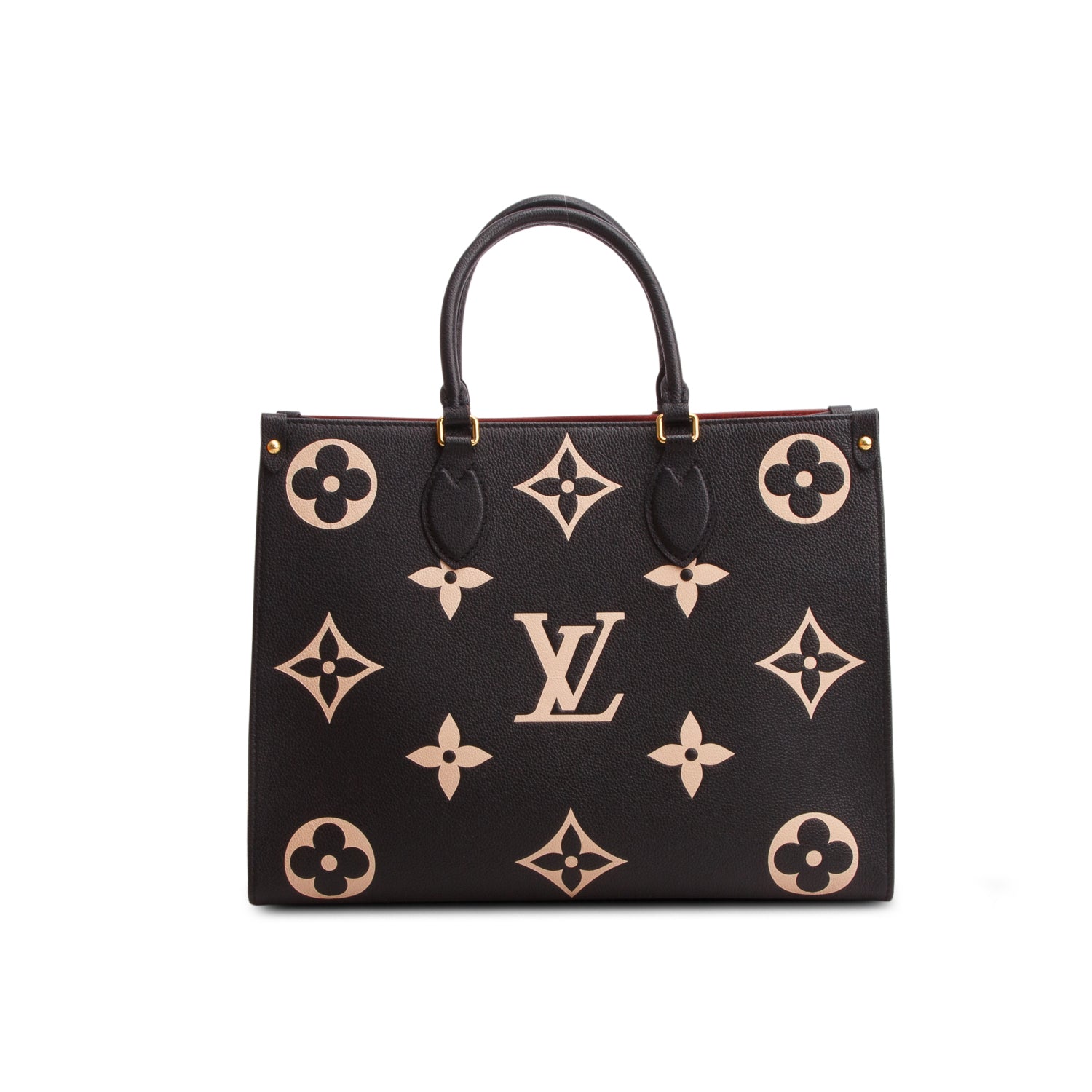 Louis Vuitton Black Empreinte Monogram Giant OnTheGo MM w/ Box