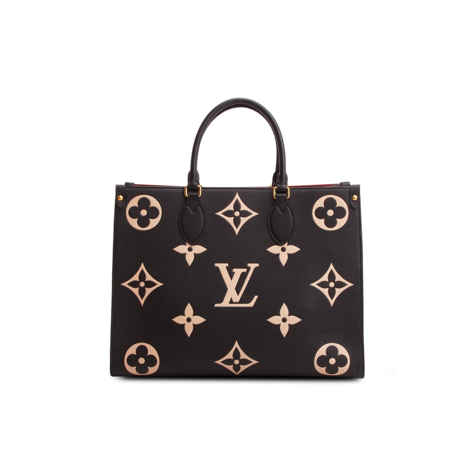 Louis Vuitton Black Empreinte Monogram Giant OnTheGo MM w/ Box