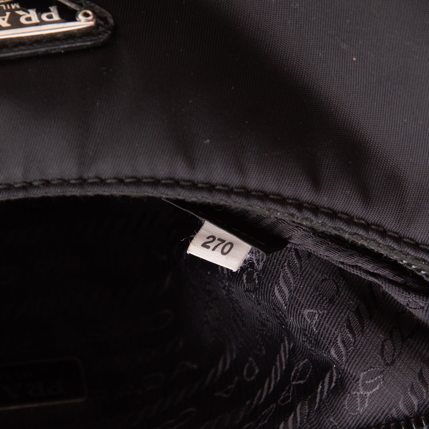 Prada Black Re-Nylon Saffiano Re-Edition 2000 Mini Bag