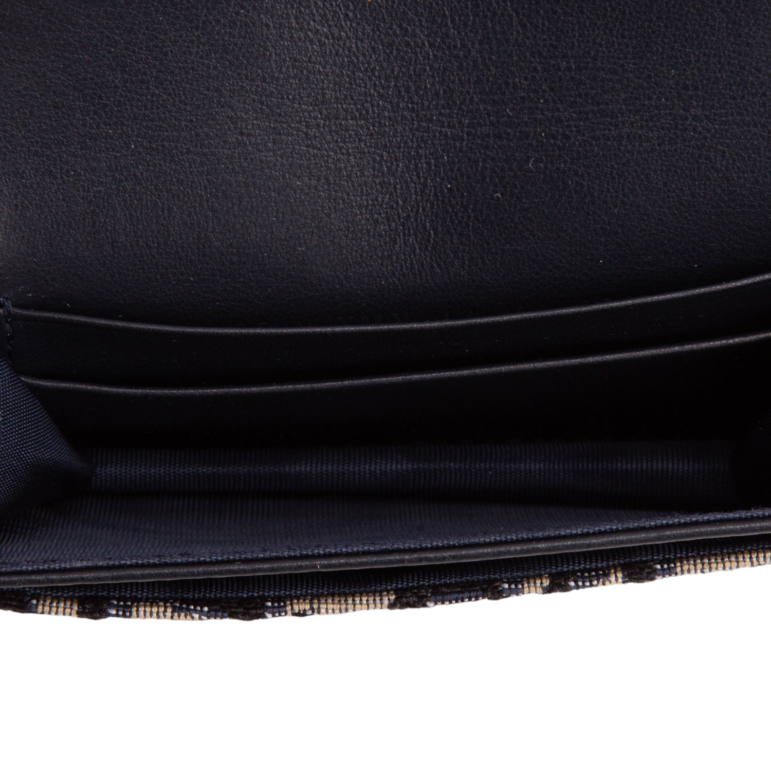 Christian Dior 2021 Oblique Saddle Bloom Flap Card Holder