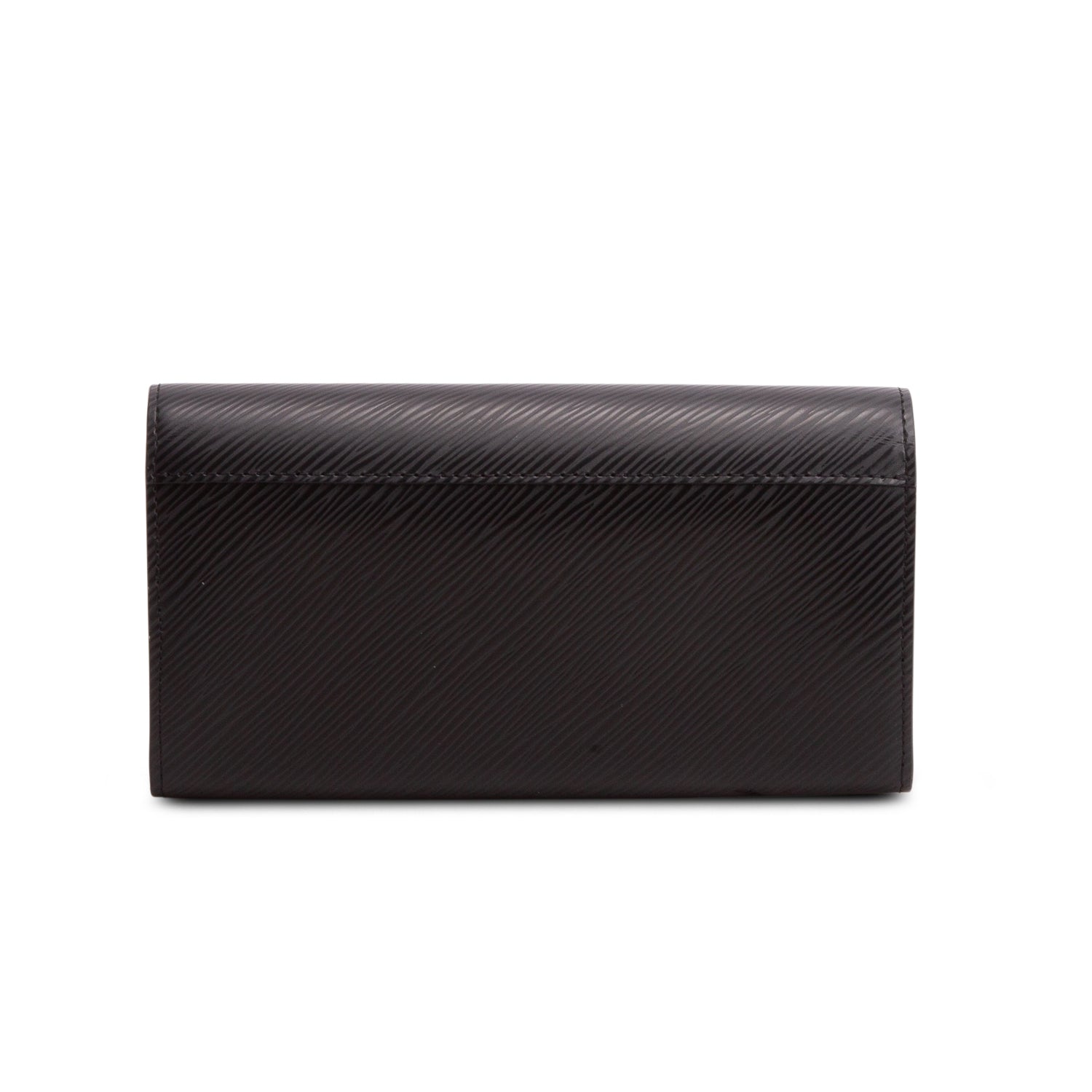 Louis Vuitton Black Epi Leather Twist Wallet w/ Box