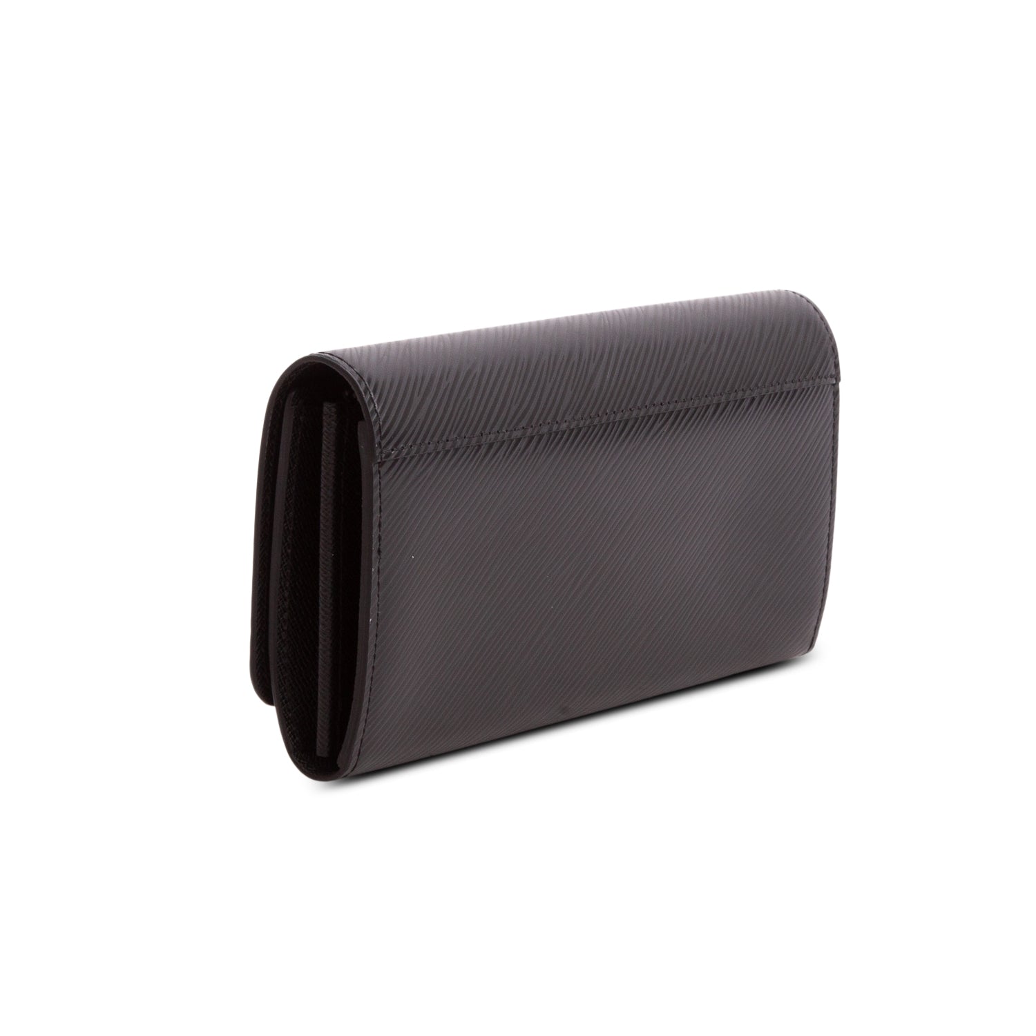 Louis Vuitton Black Epi Leather Twist Wallet w/ Box