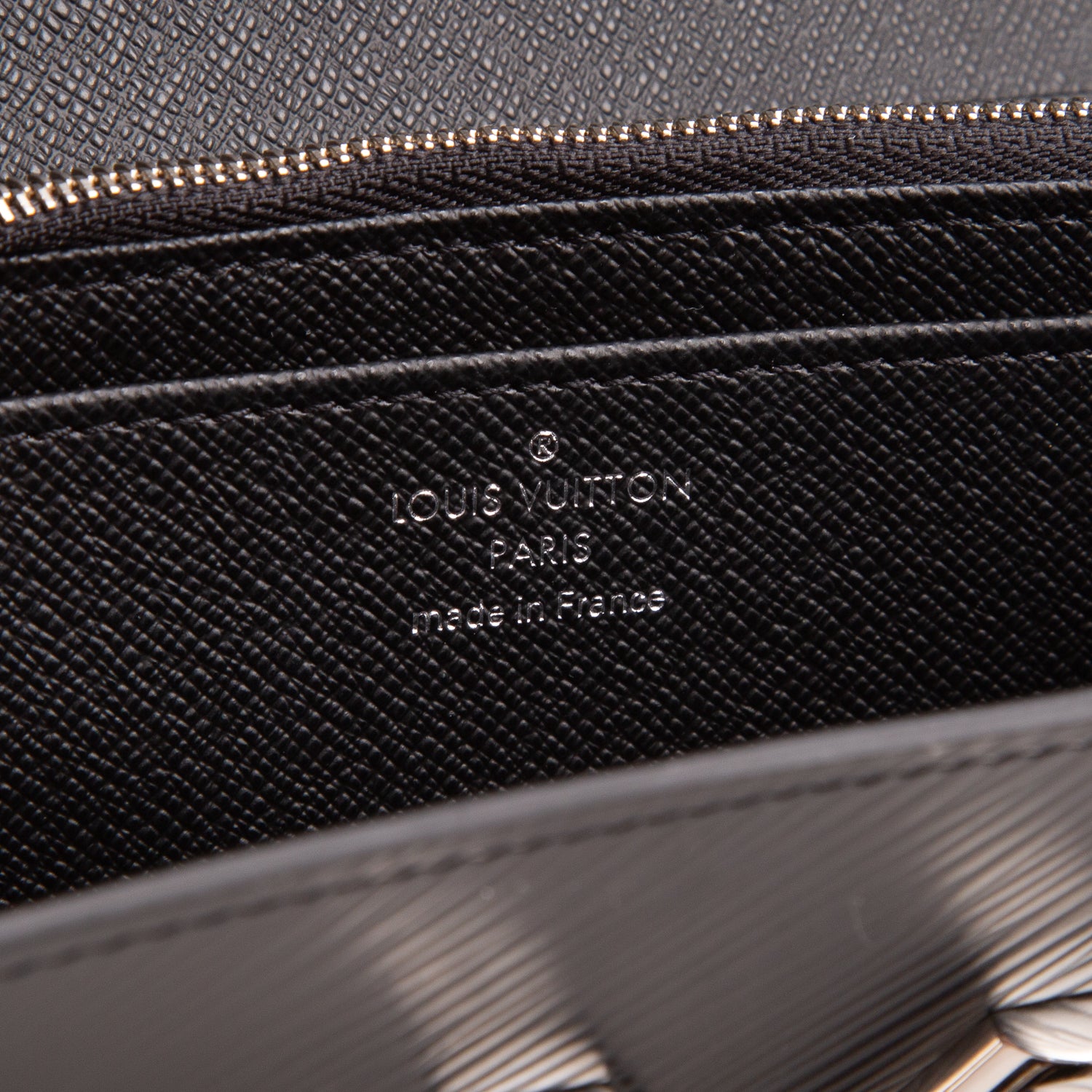 Louis Vuitton Black Epi Leather Twist Wallet w/ Box