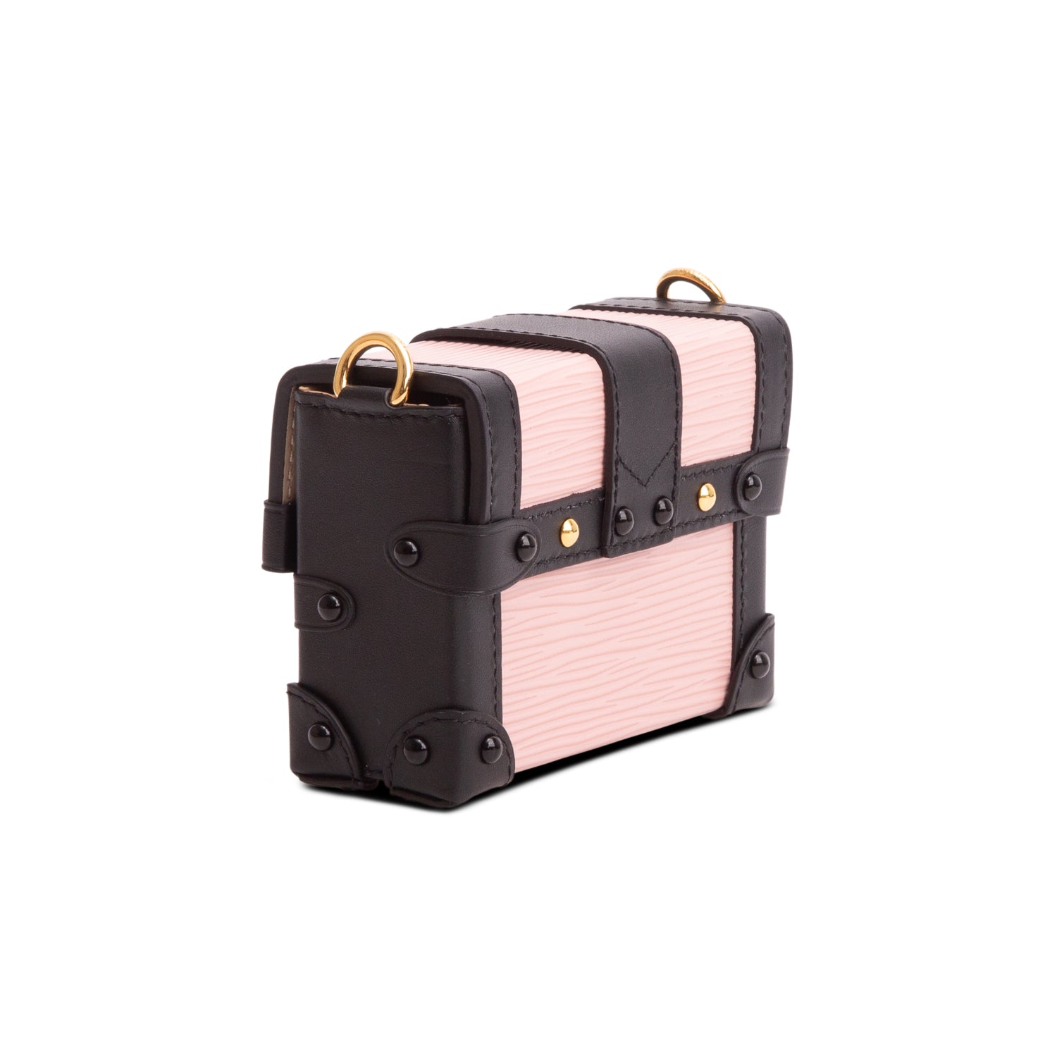 Louis Vuitton Pink Epi Essential Trunk NM w/ Box & Chain