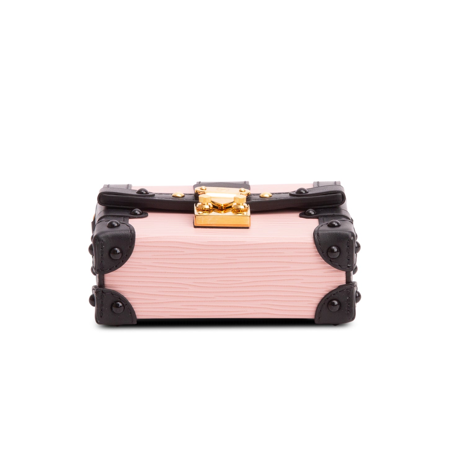Louis Vuitton Pink Epi Essential Trunk NM w/ Box & Chain