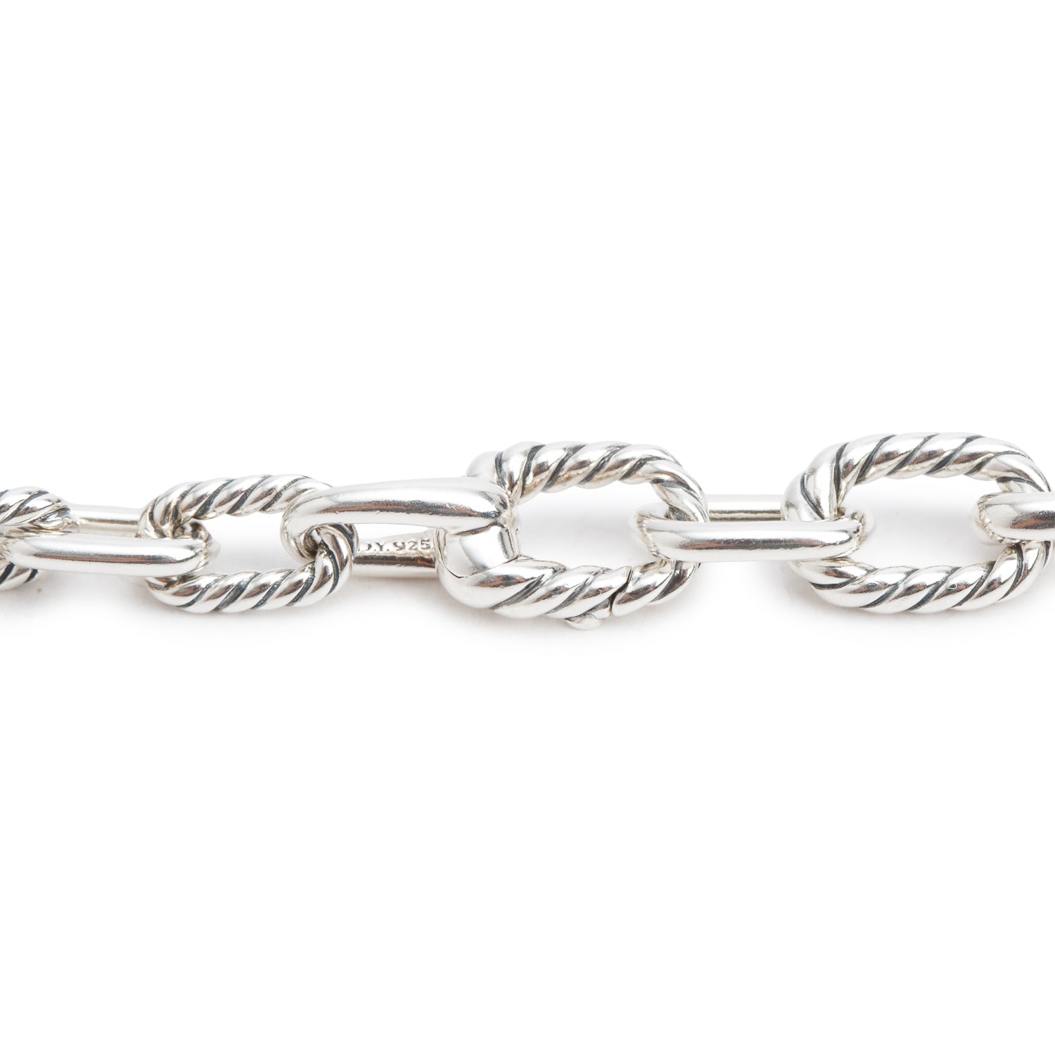 David Yurman Sterling Silver 5.5 MM Madison Chain Necklace w/ Box & Receipt