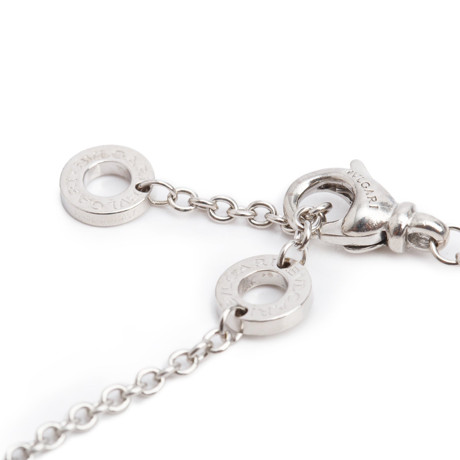 BVLGARI 18k White Gold B.Zero1 Bracelet