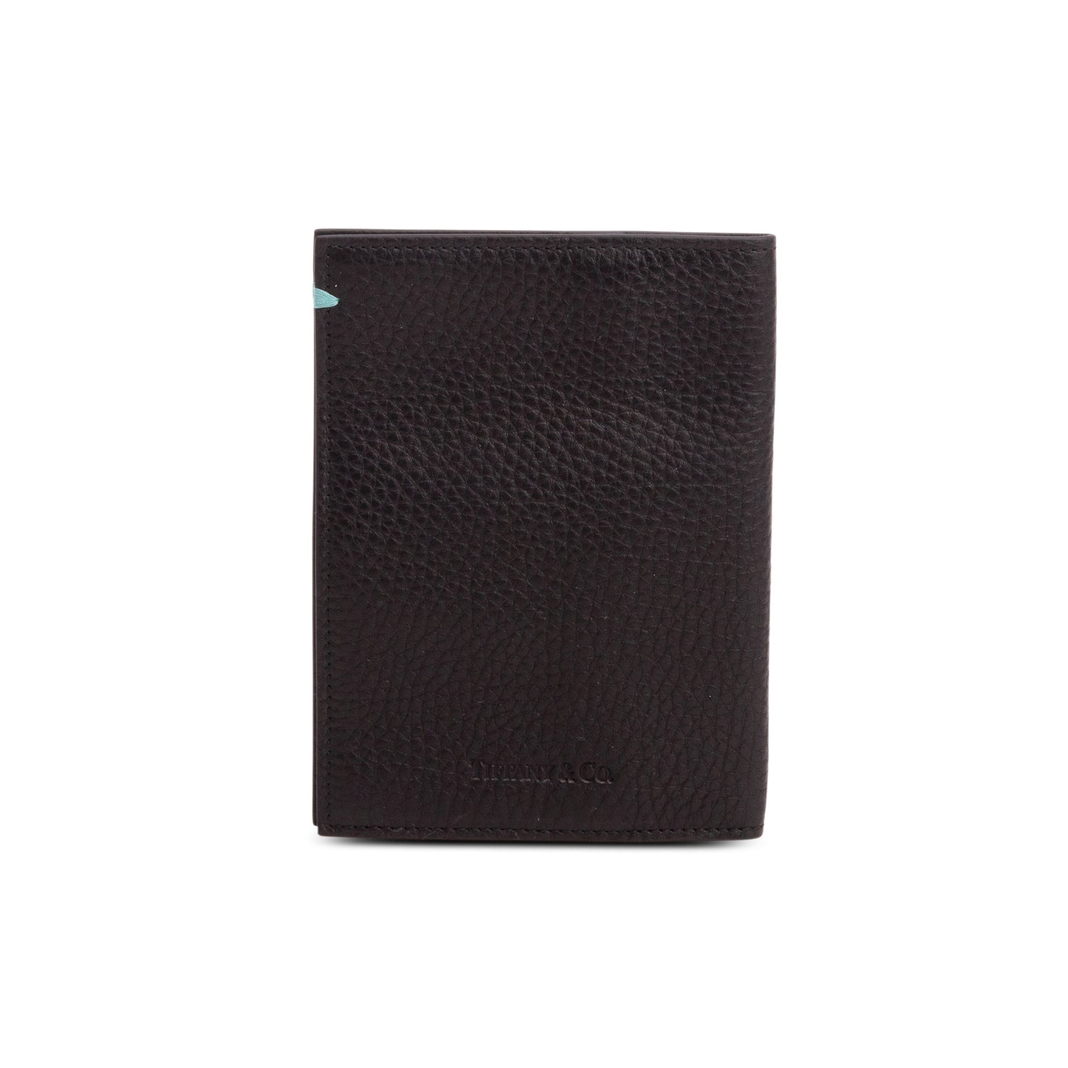 Tiffany & Co. Black Grained Leather Passport Holder w/ Box – OLIVER'S