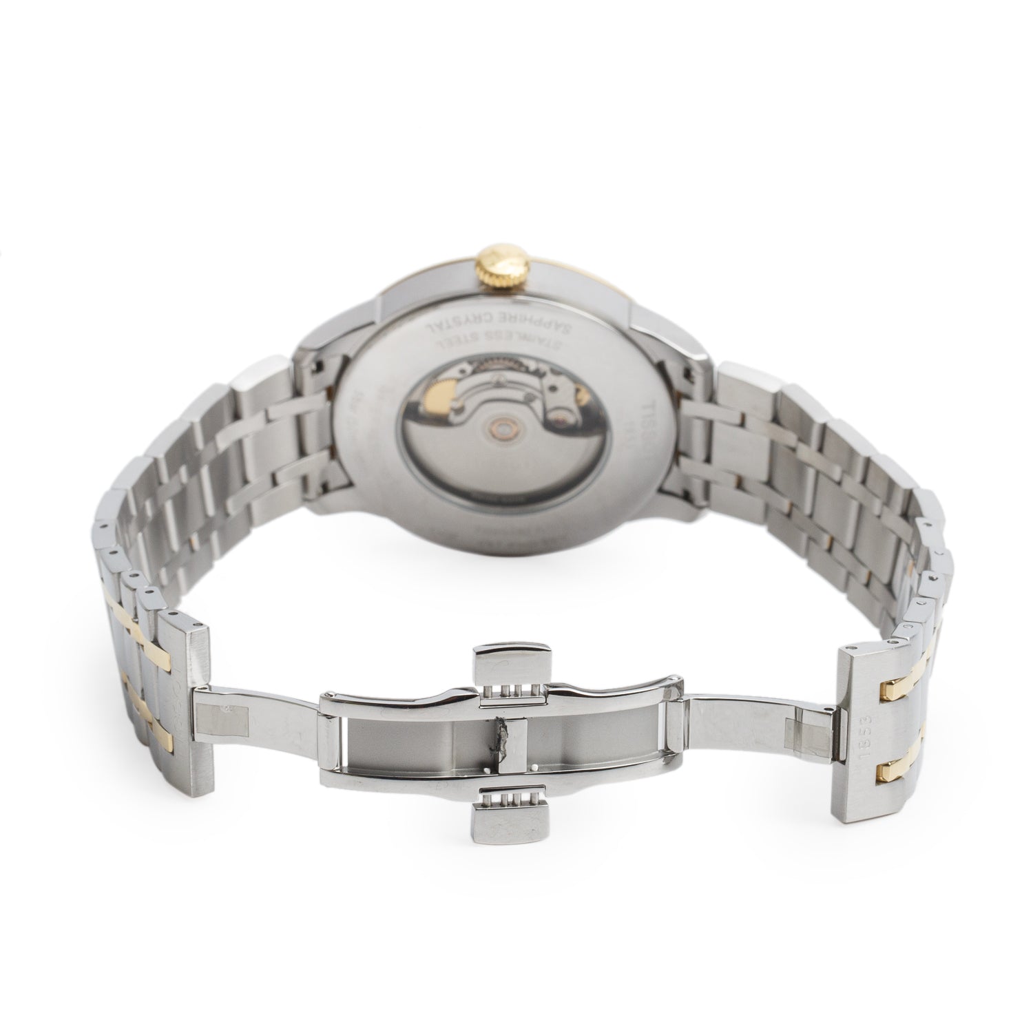 Tissot Two-Tone Stainless Steel Chemin des Tourelles 42 MM Automatic Watch w/ Box