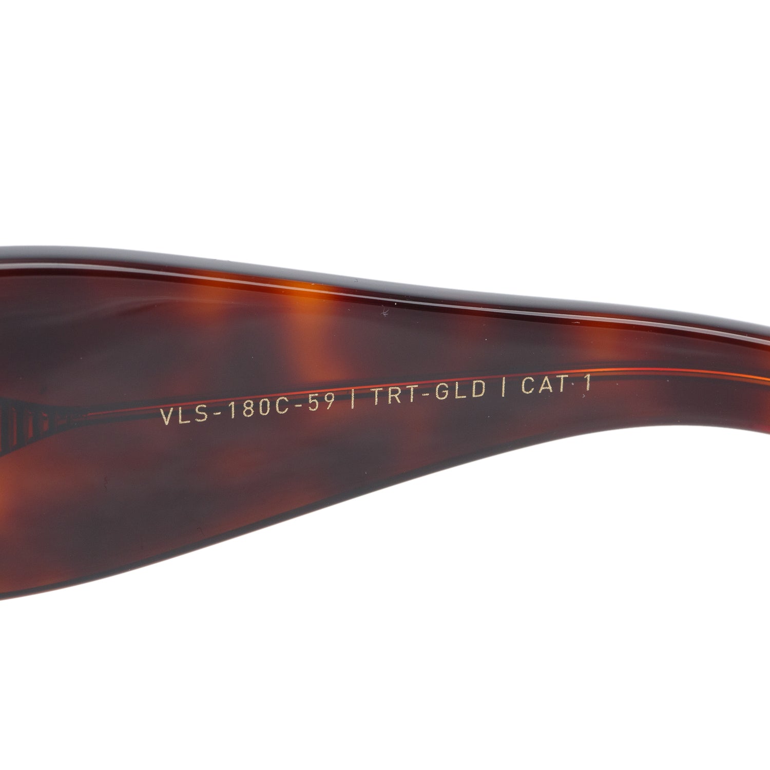 Valentino  VLS-180 Brown Havana Acetate Vlogo Oversized Square Sunglasses w/ Box & Case