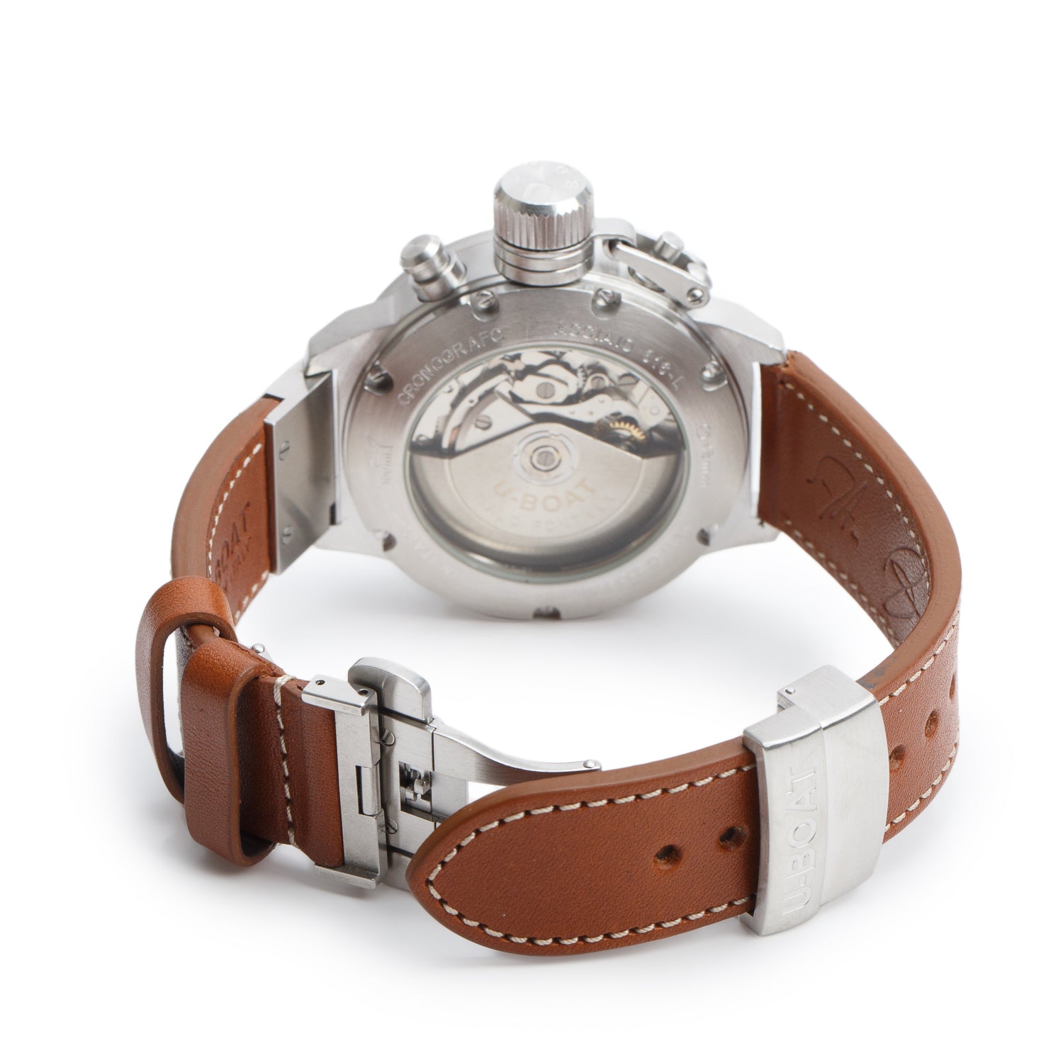 U-Boat Stainless Steel Lefty Classico Italo Fontana Tungsteno Cas 1 45 MM Automatic Watch