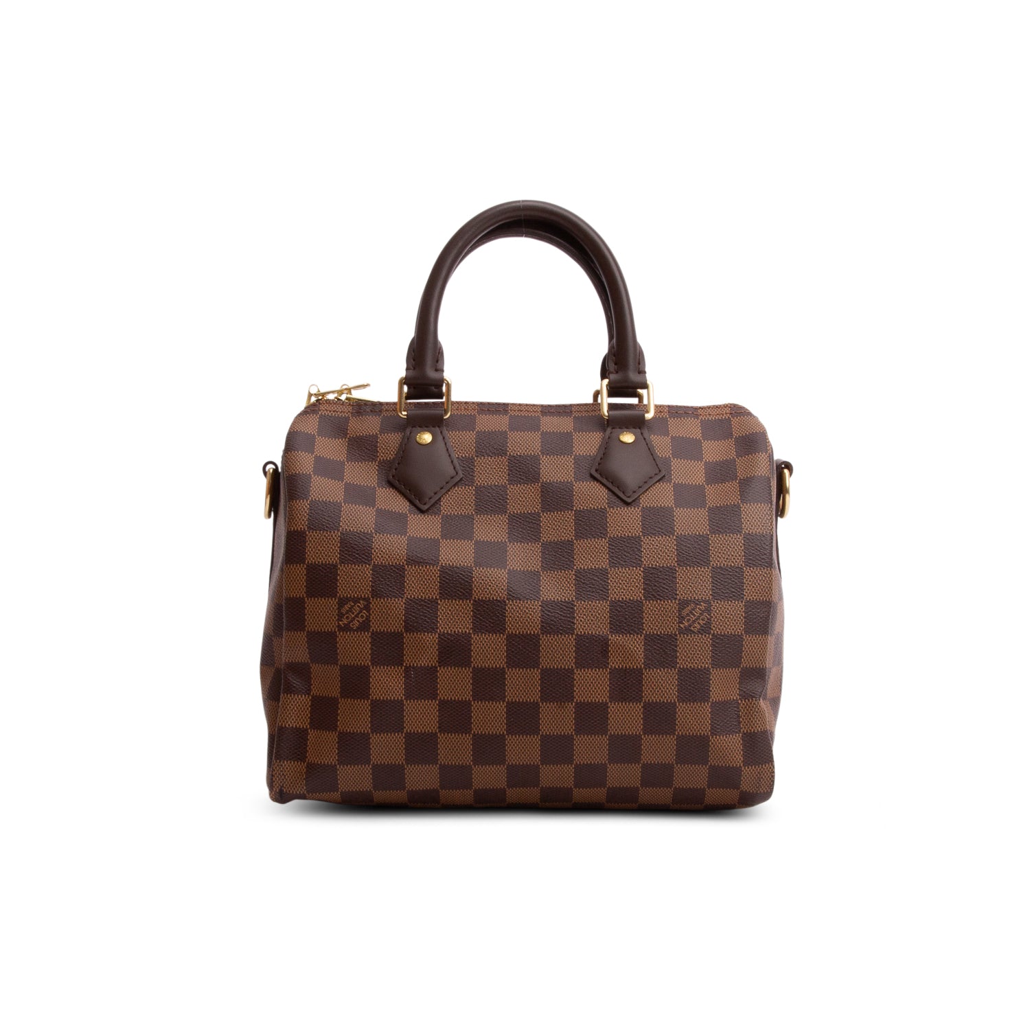 Louis Vuitton 2020 Damier Ebene Speedy Bandouliere 25 w/ Box, Receipt & Strap