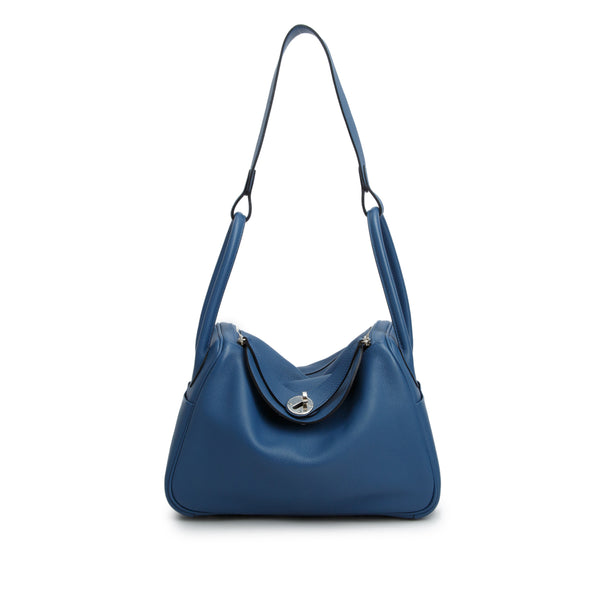 Hermes Bleu Paradis Evercolor Leather Lindy 26 – OLIVER'S
